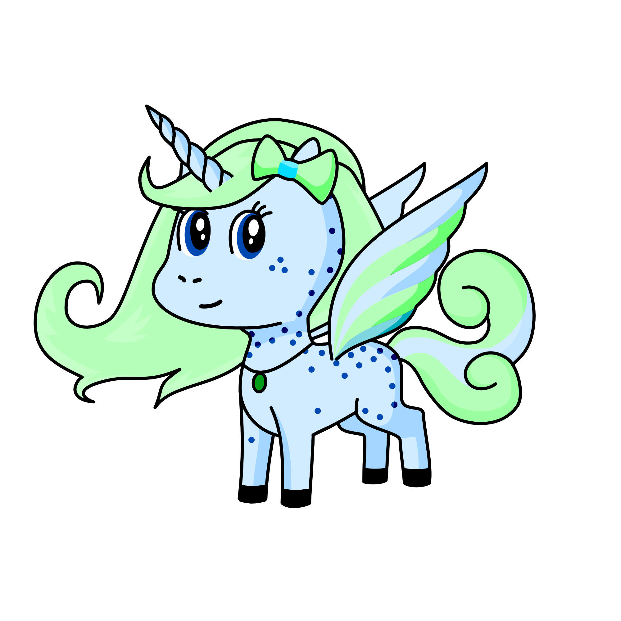 Winterberry, the unicorn