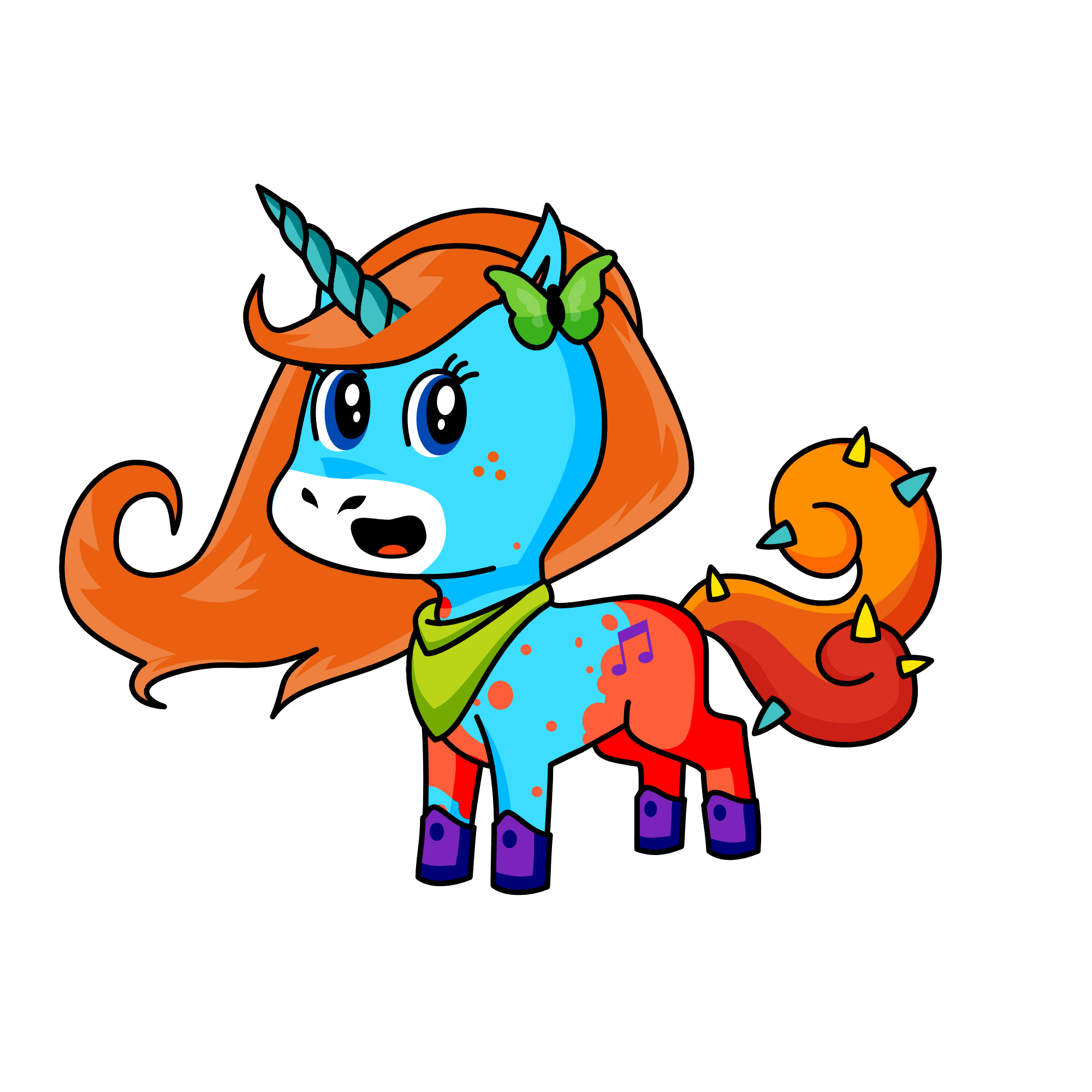 Savanna the explorer, the unicorn