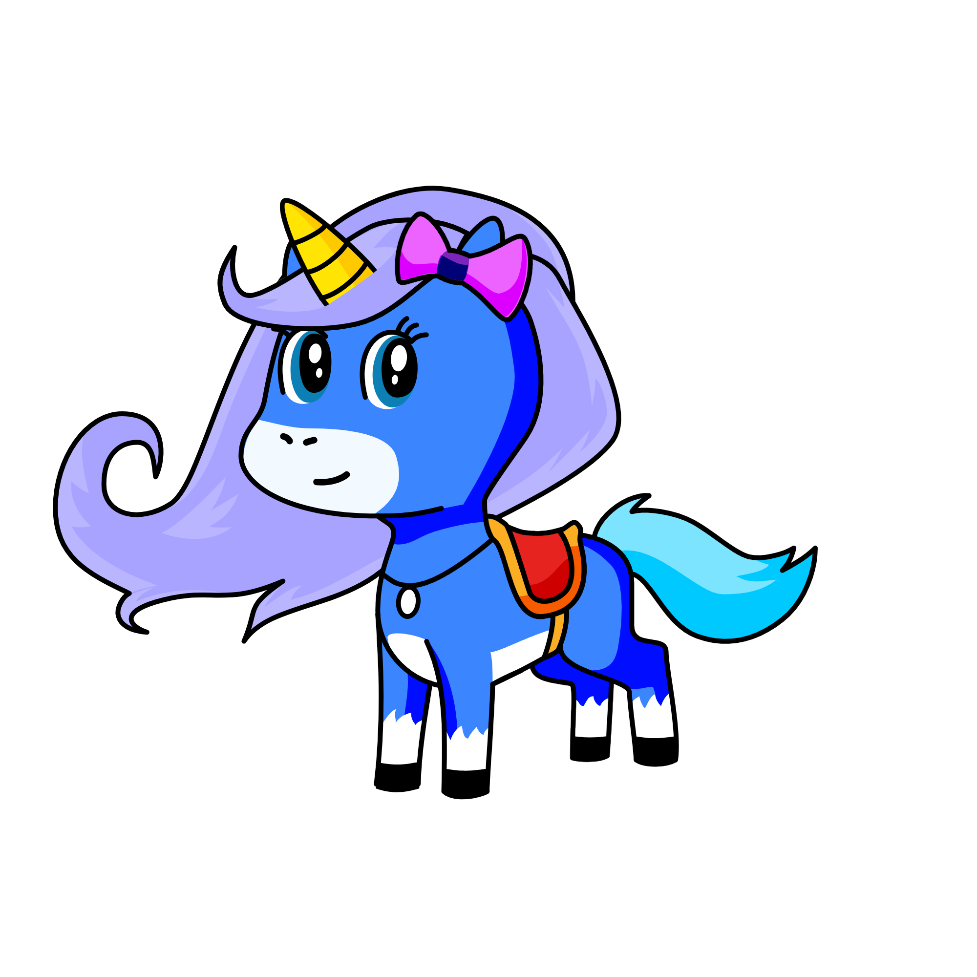 winter, the unicorn