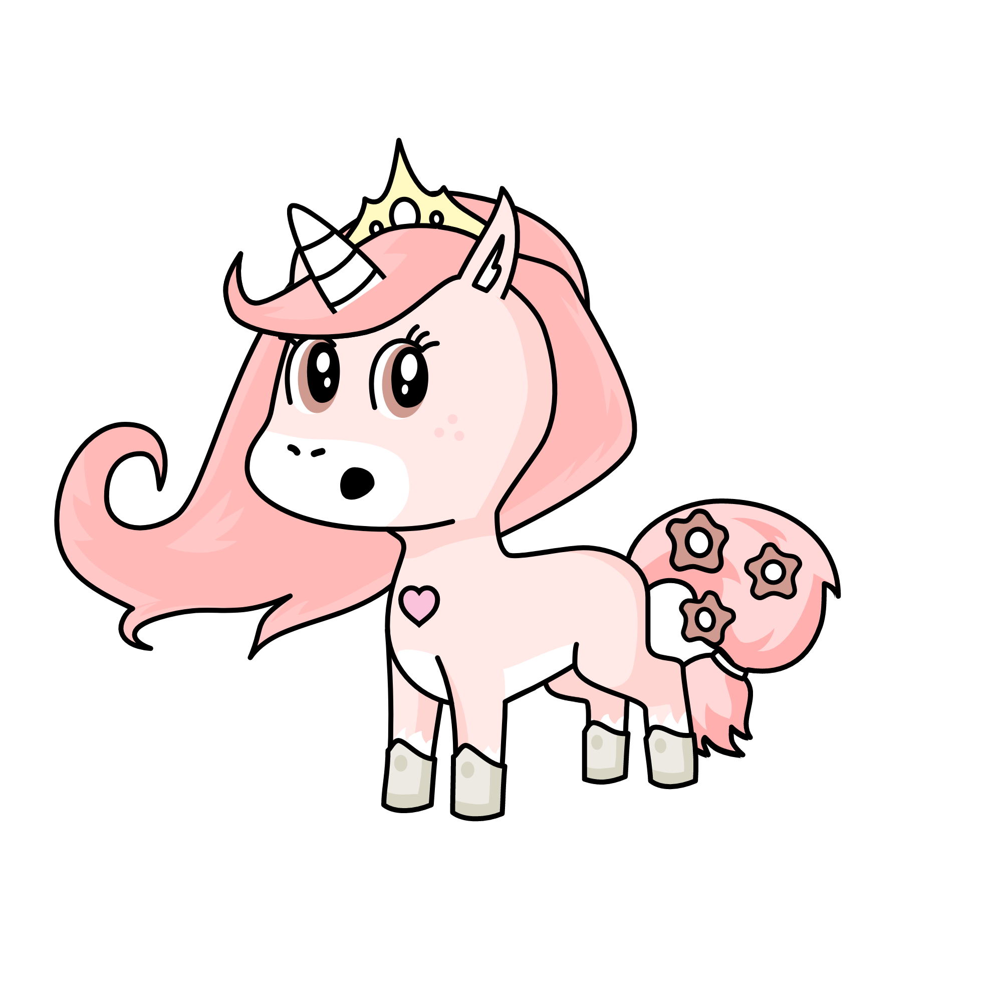 Peony, the unicorn