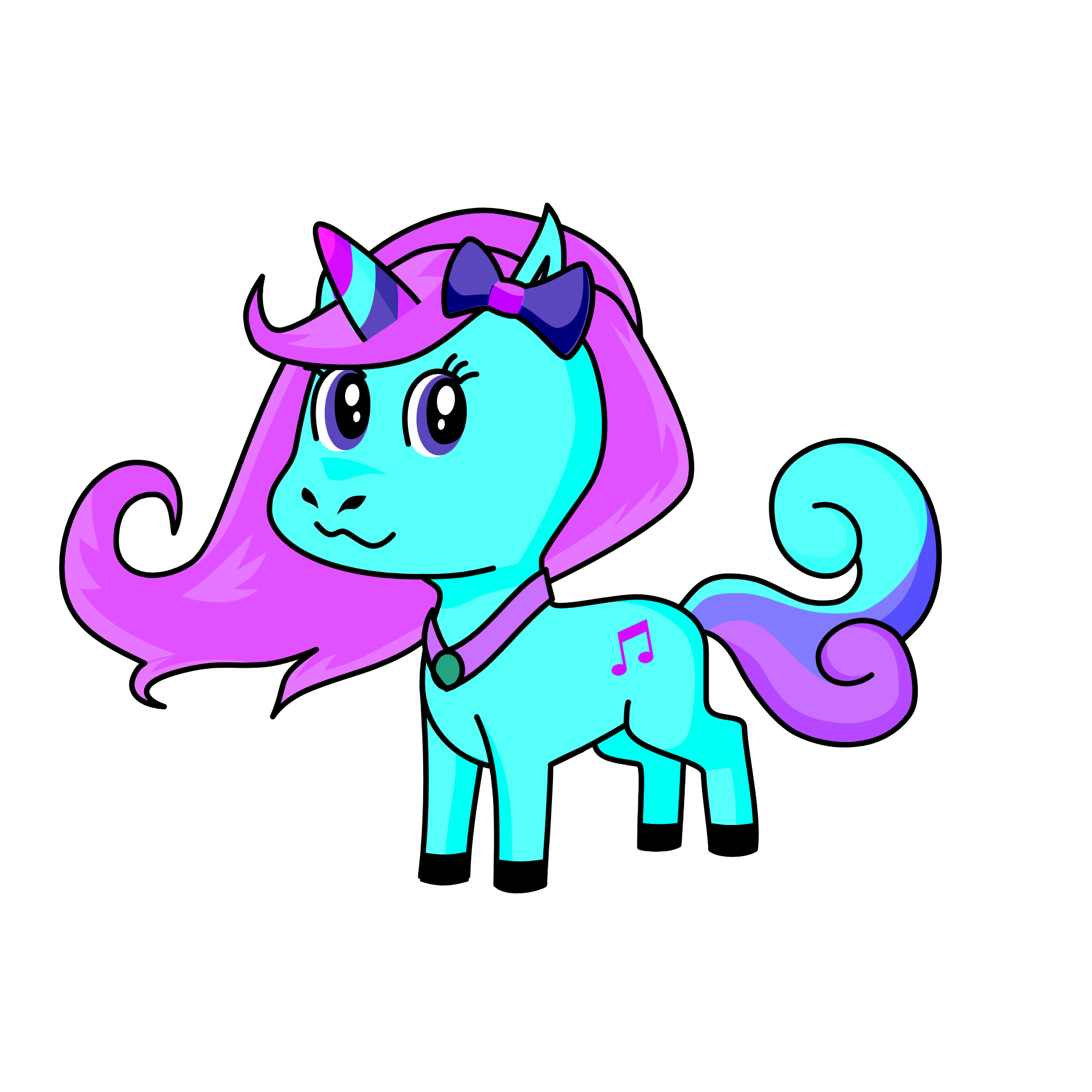 Sky, the unicorn
