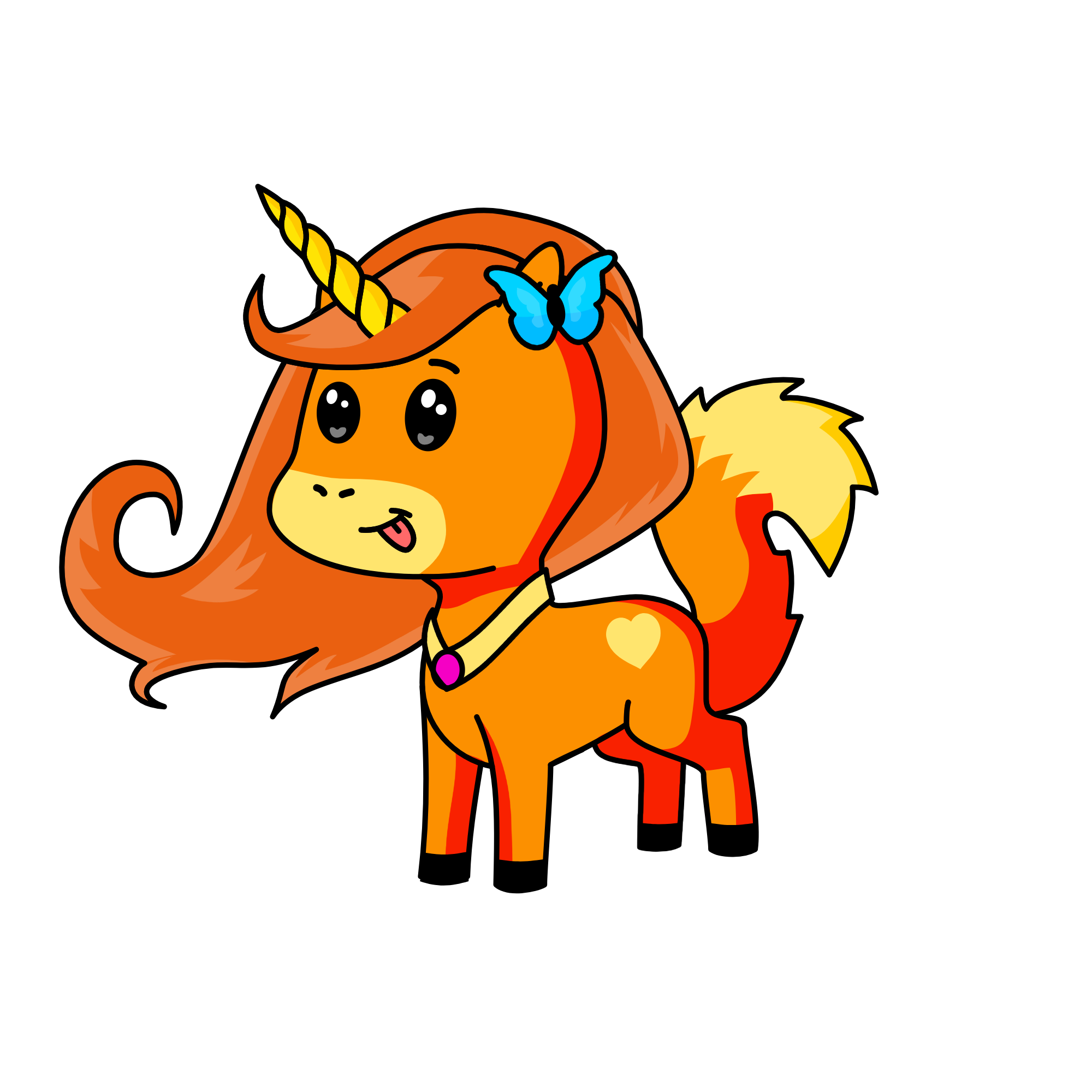 Fox, the unicorn