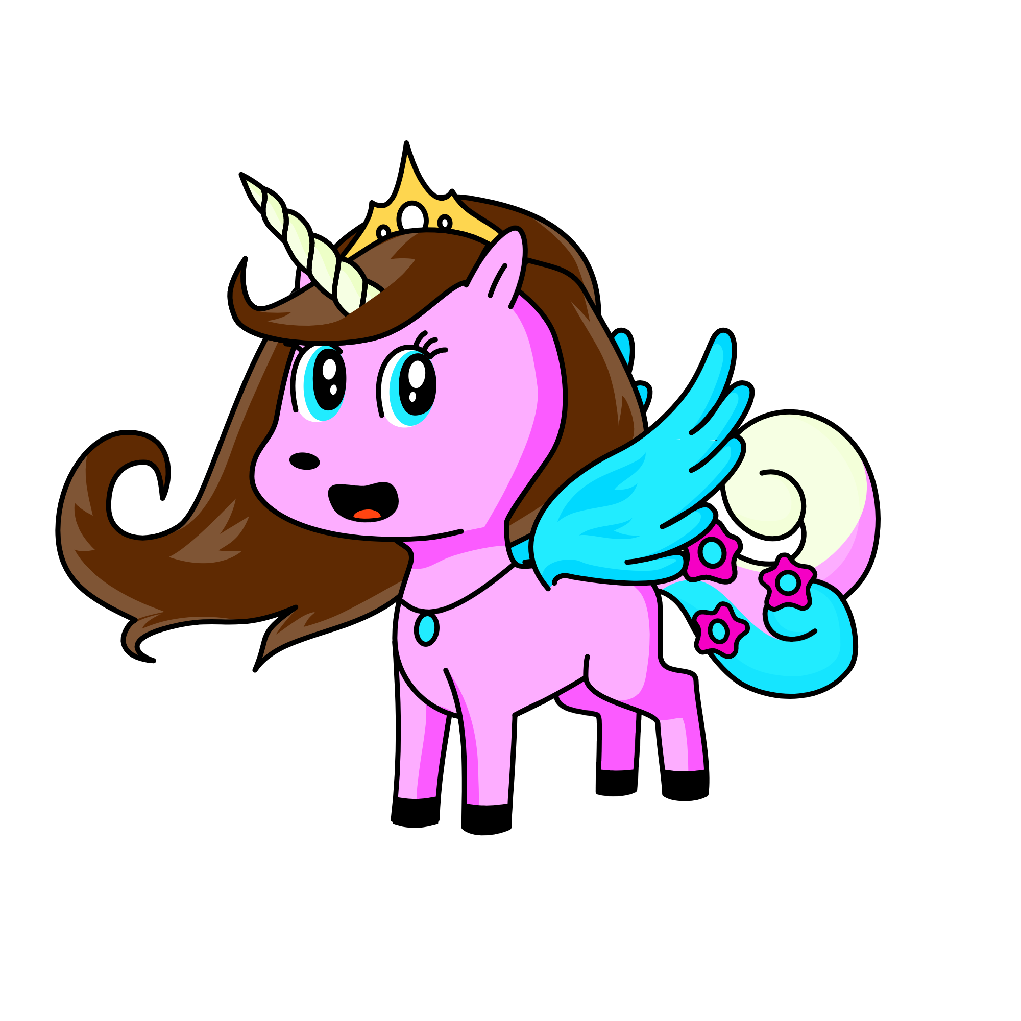 Princesses Uni, the unicorn
