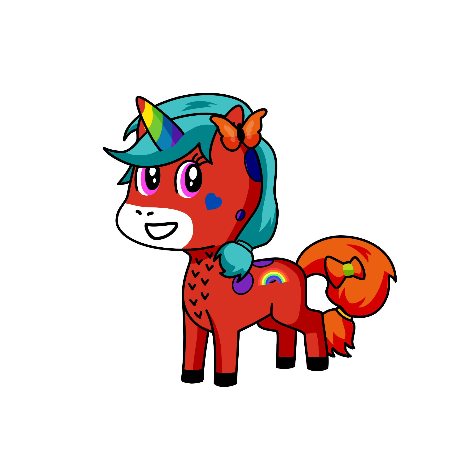 PINKY -FILZA, the unicorn