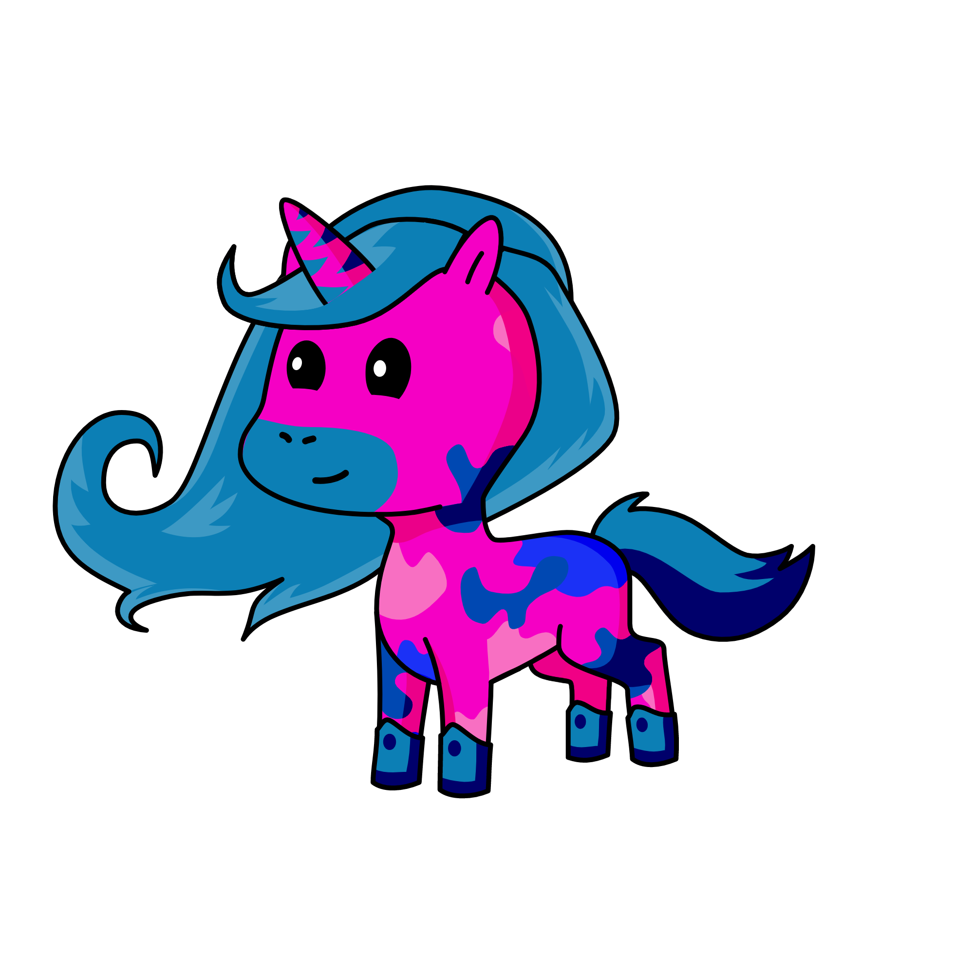 Cotton candy , the unicorn