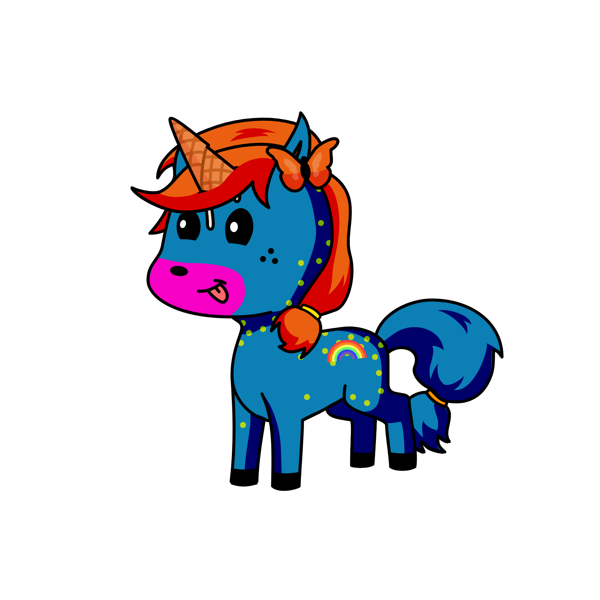 kk, the unicorn