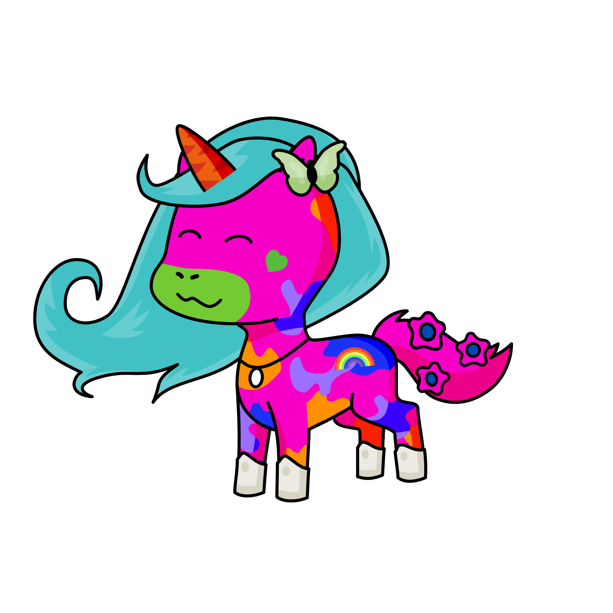 hi, the unicorn