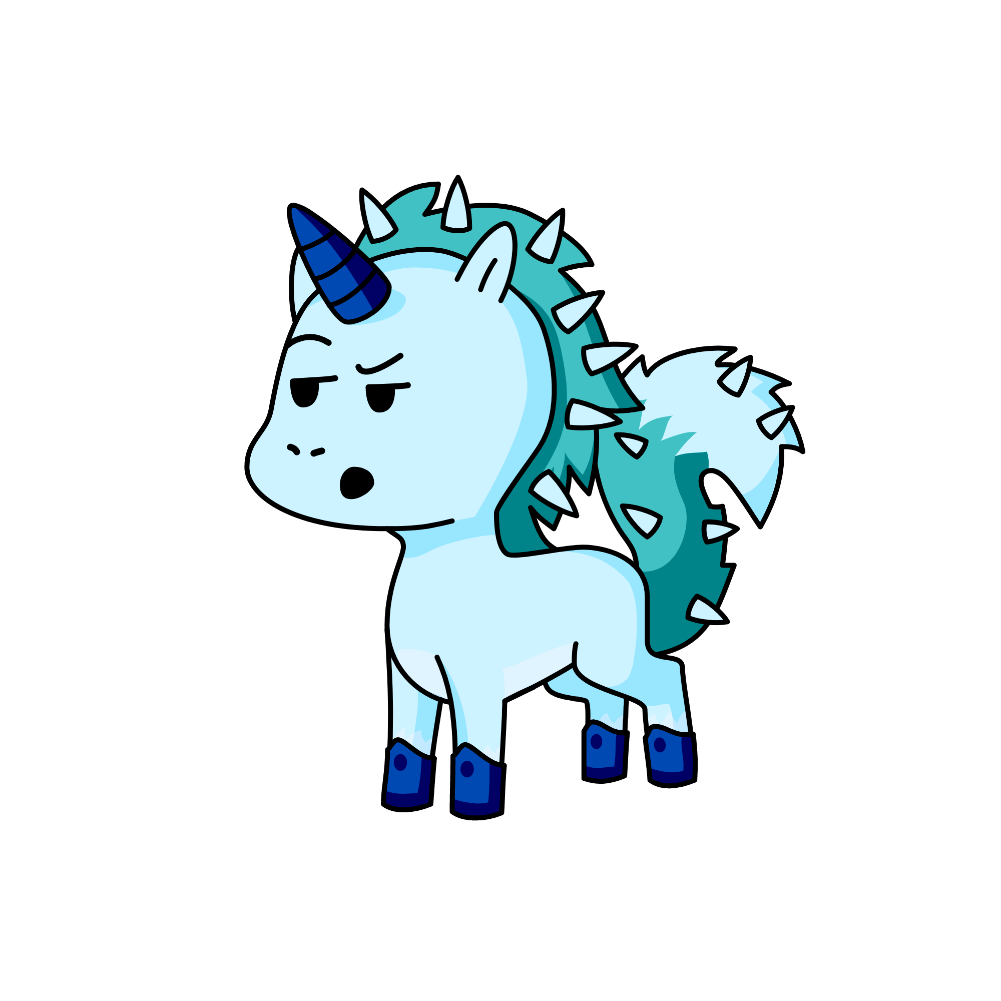 Glacier, the unicorn
