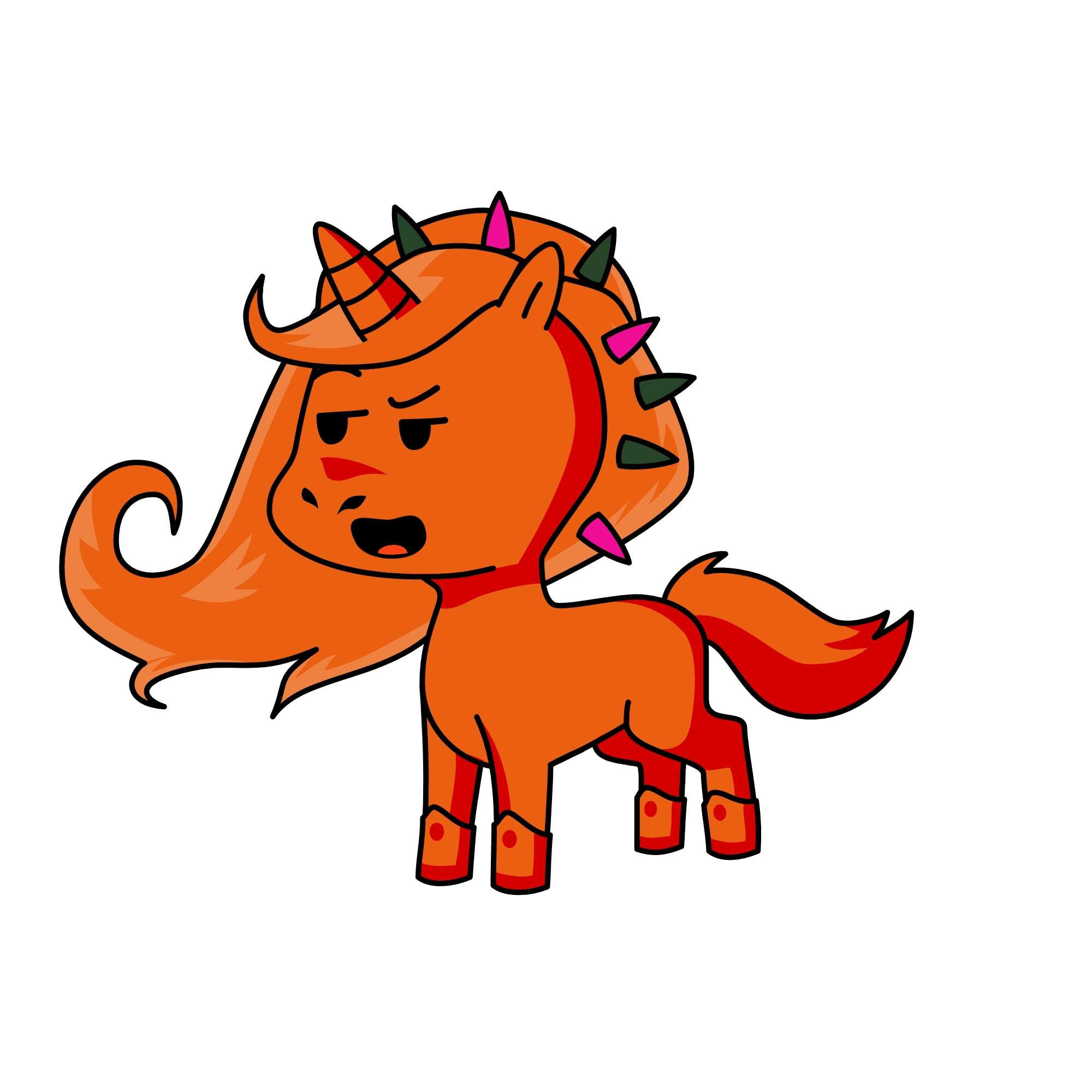 h, the unicorn