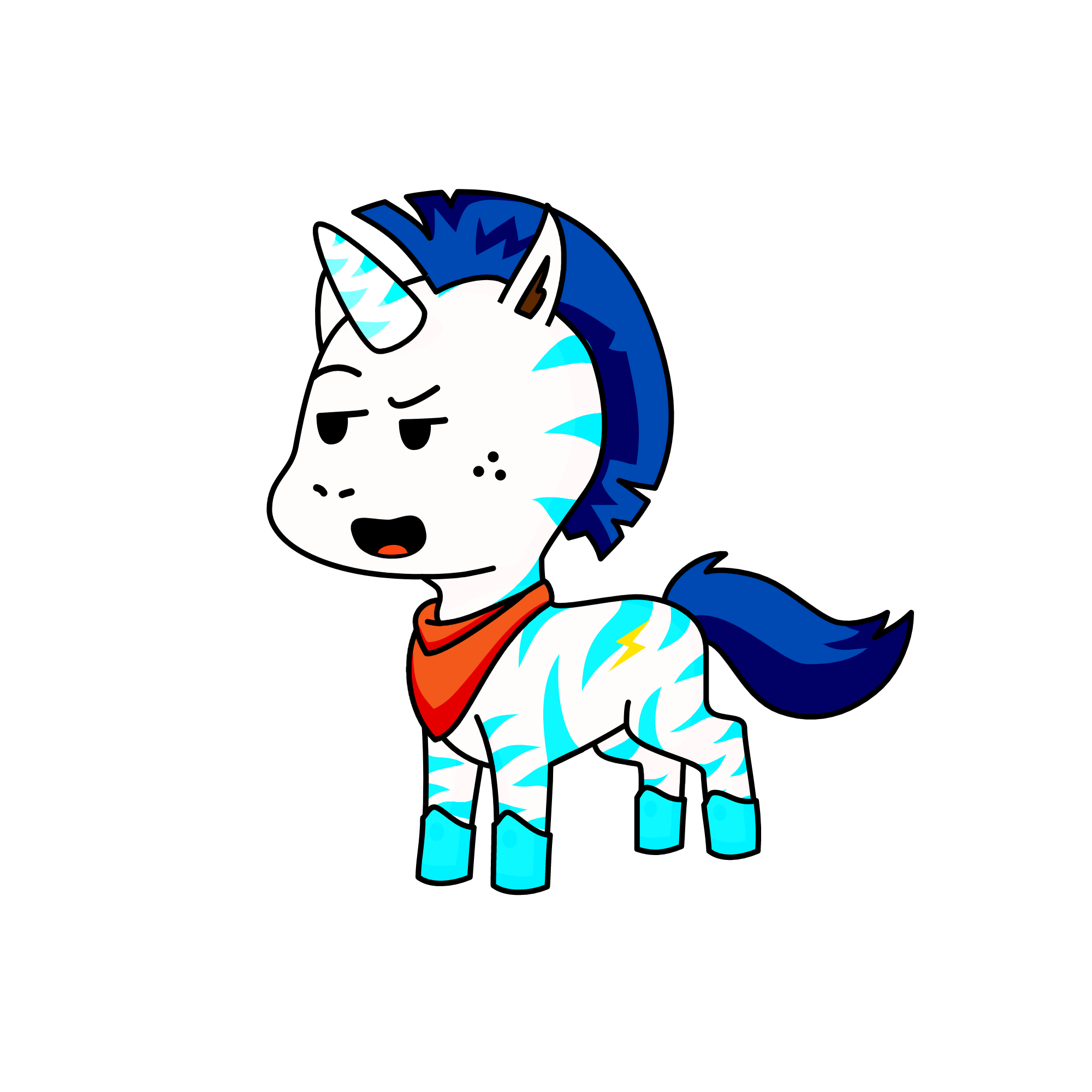 x, the unicorn
