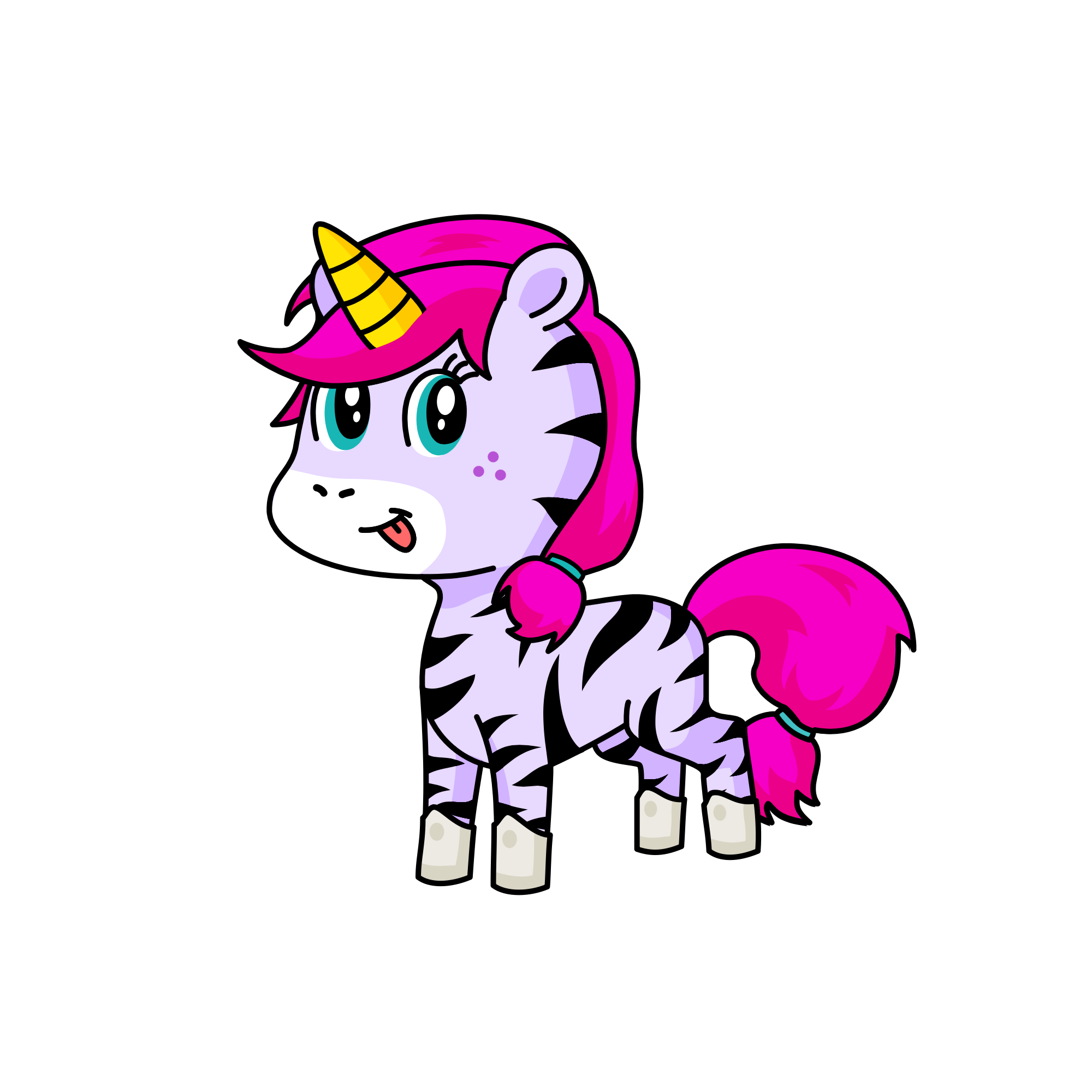 Zebracorn, the unicorn