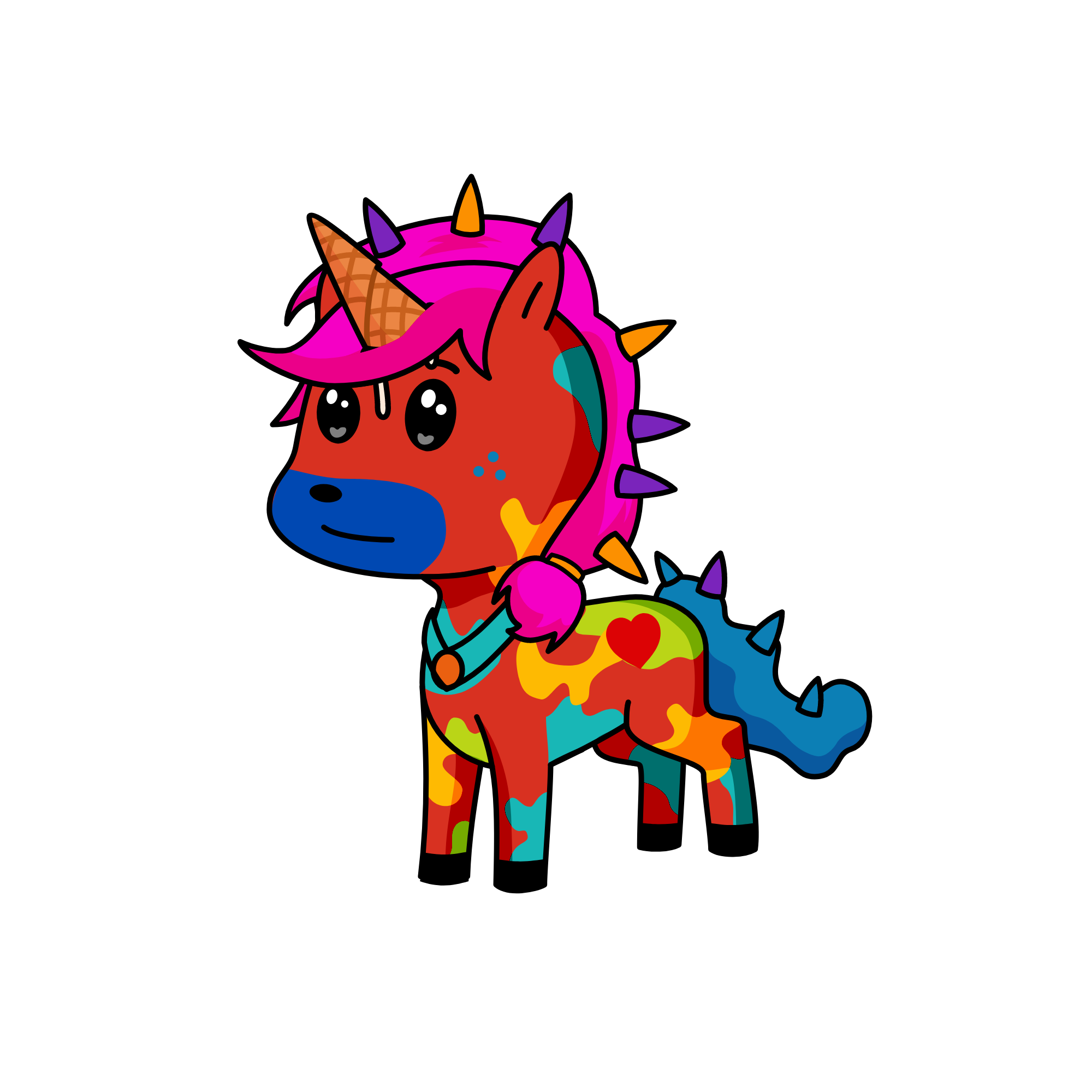 Cınammon, the unicorn