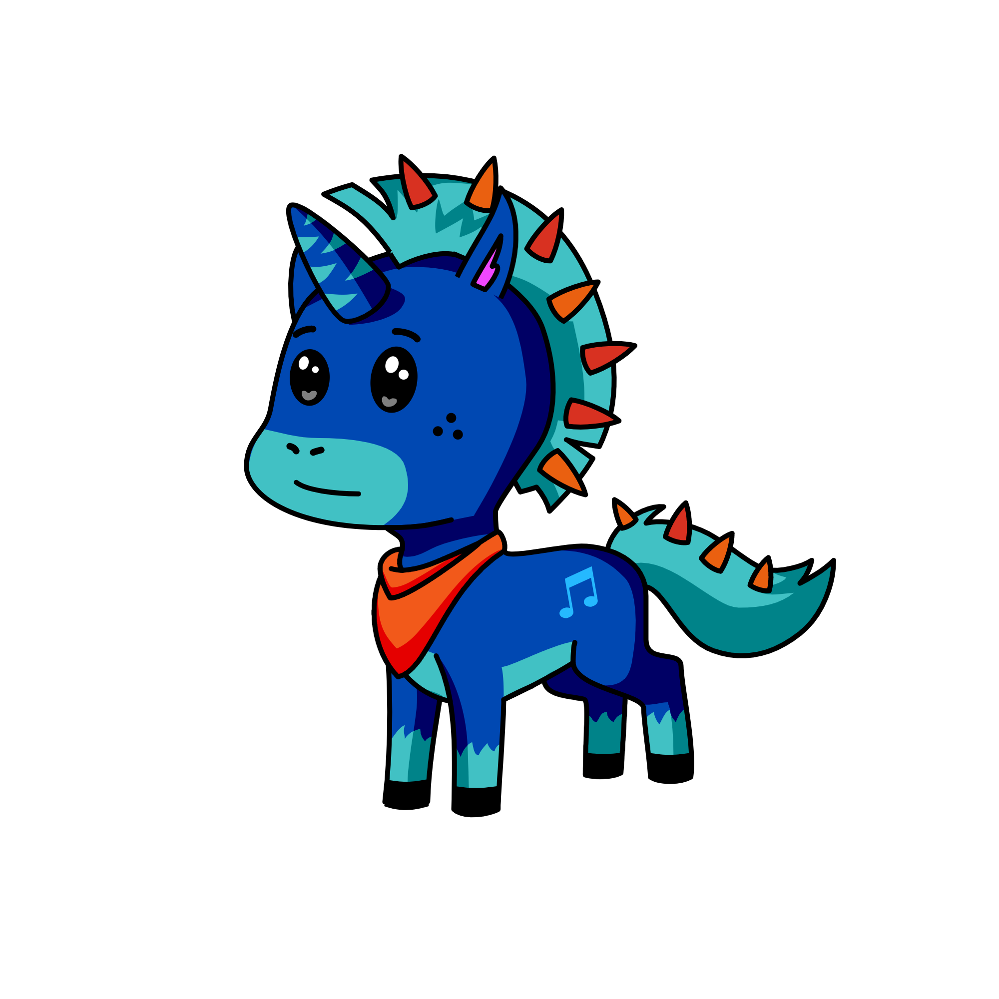 Dash, the unicorn