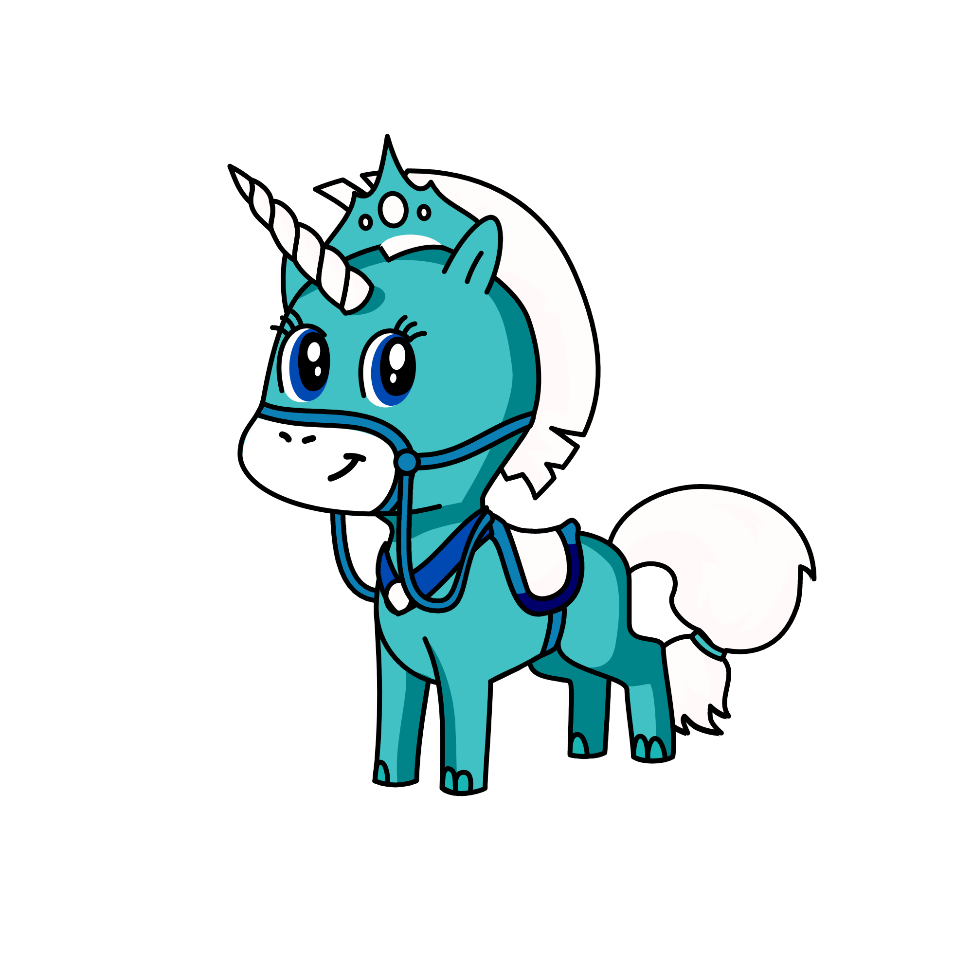 princess sky (Queen of the sky) , the unicorn