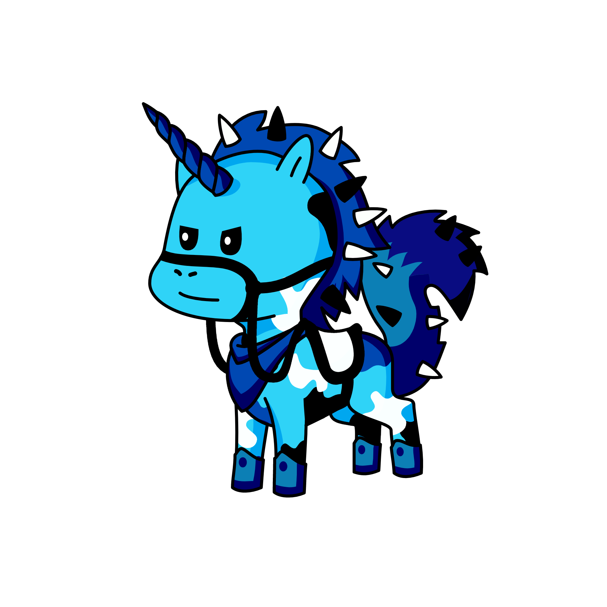 Ice baby, the unicorn