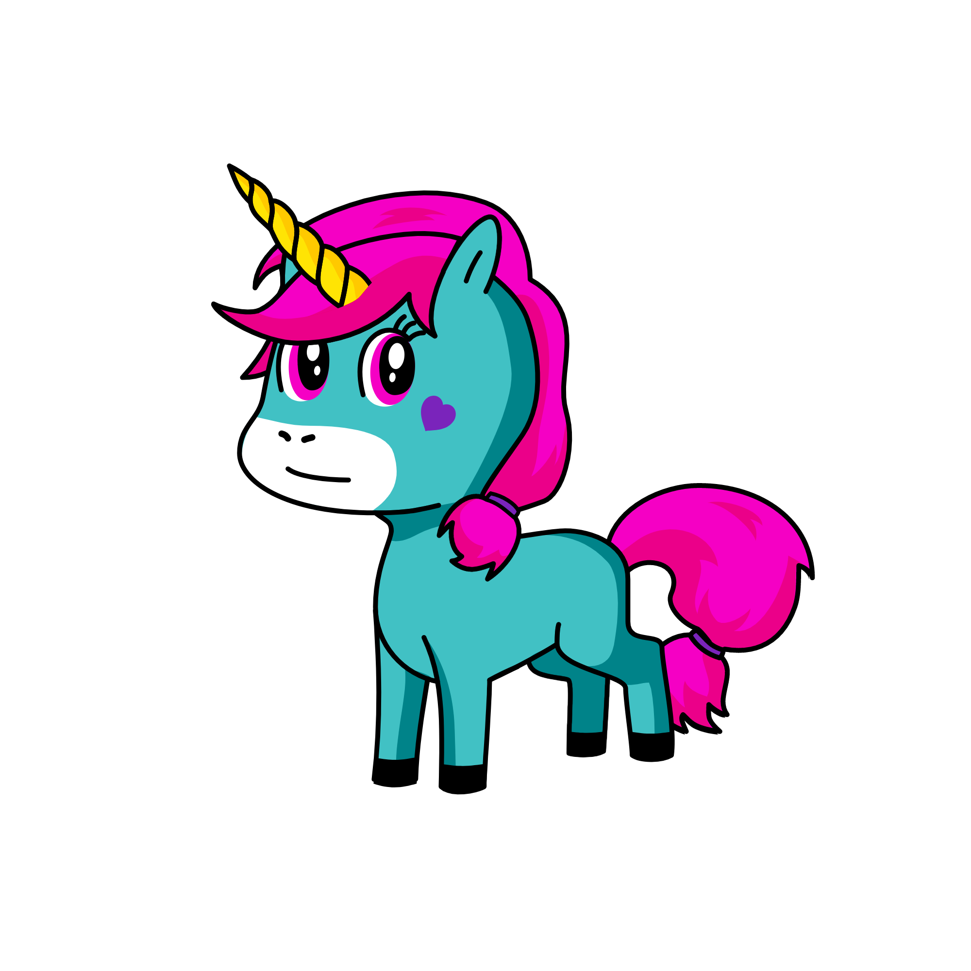 cotton candy, the unicorn