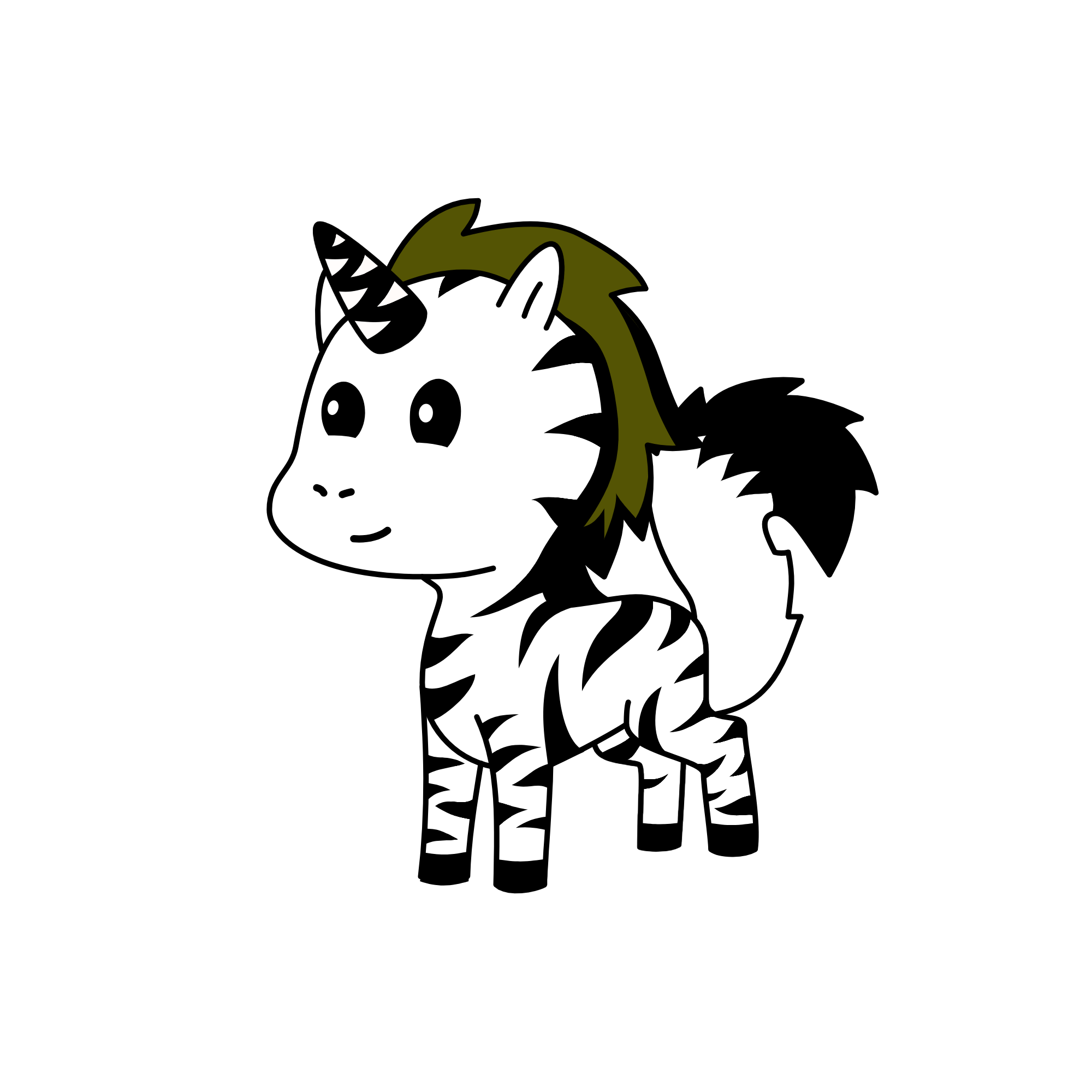zebra-O-corn, the unicorn