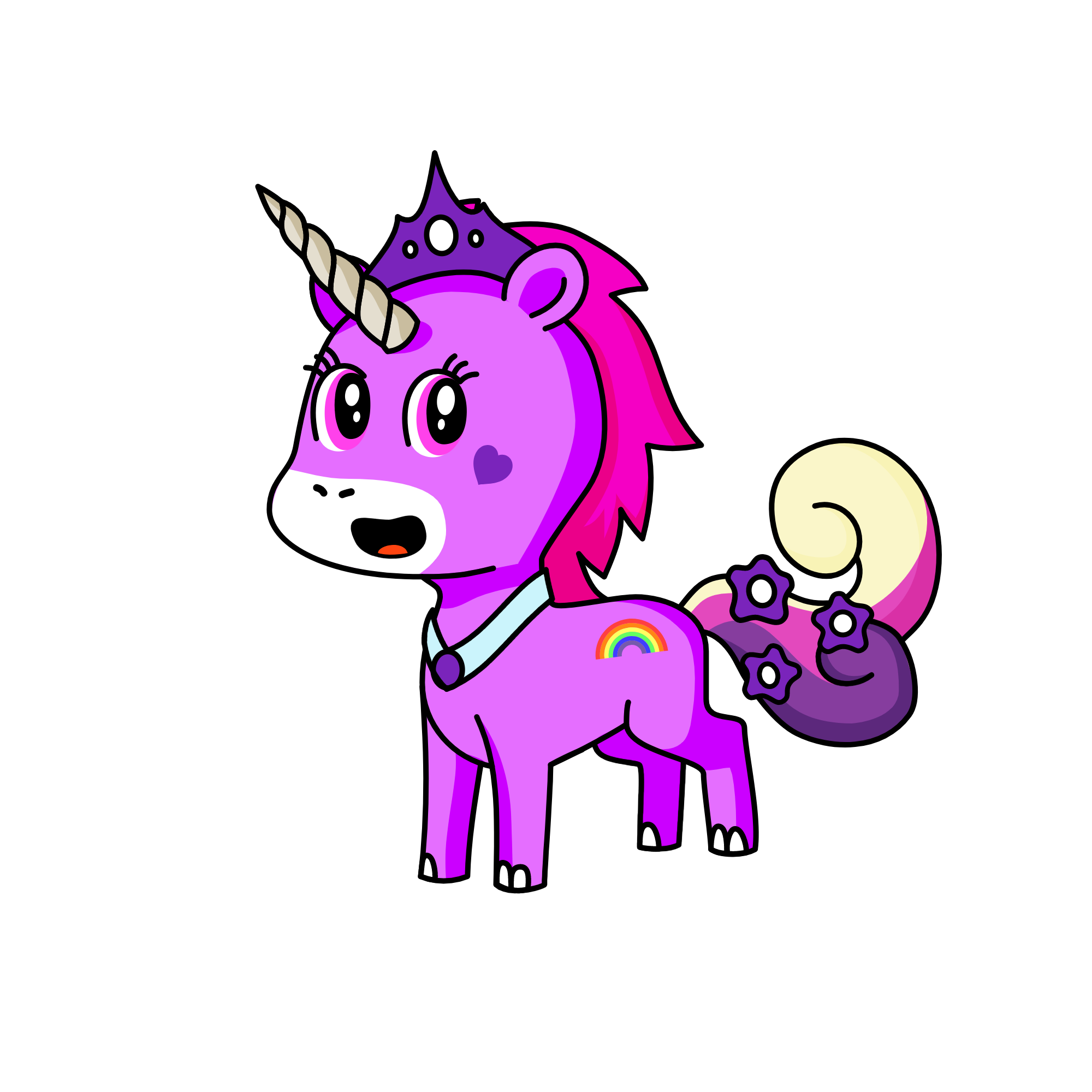 pinkystar, the unicorn