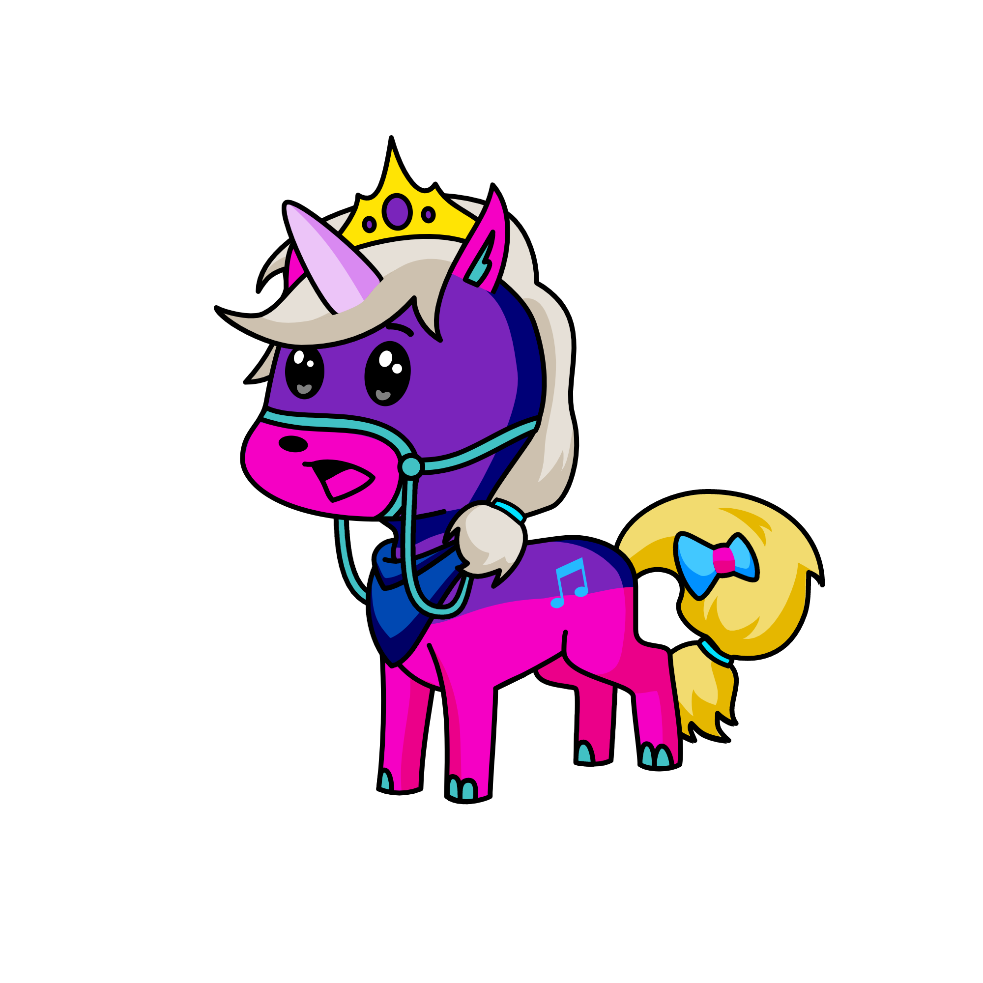 Happy, the unicorn