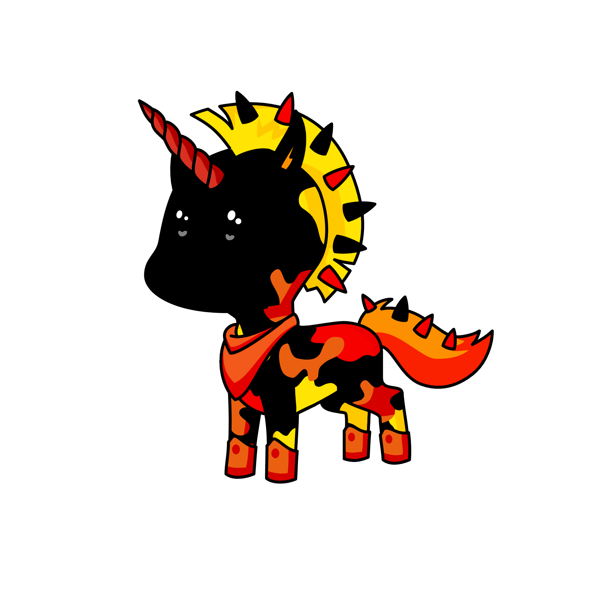 flame rider, the unicorn