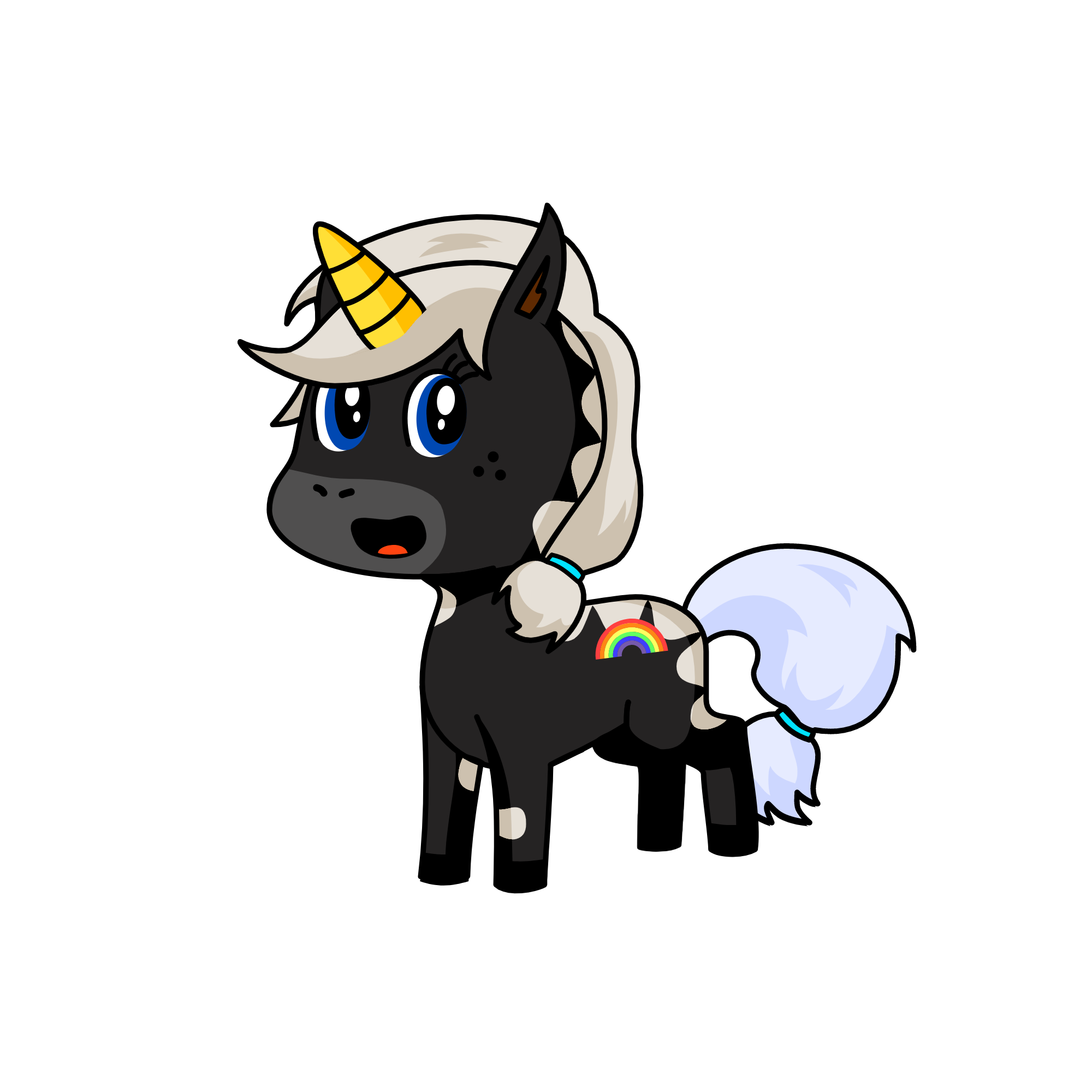 black out, the unicorn