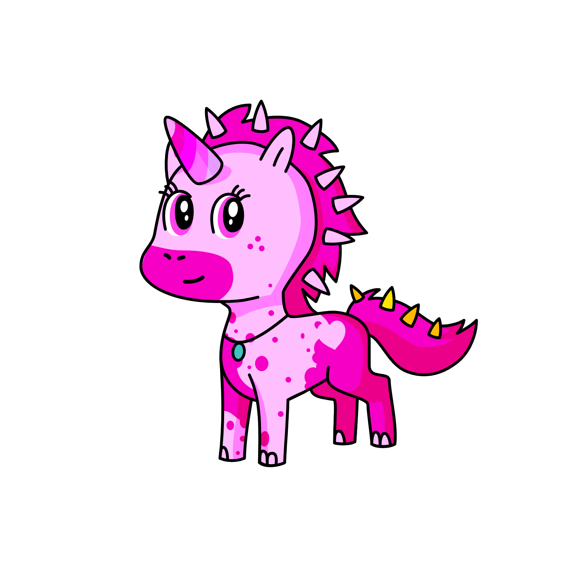 d the m, the unicorn