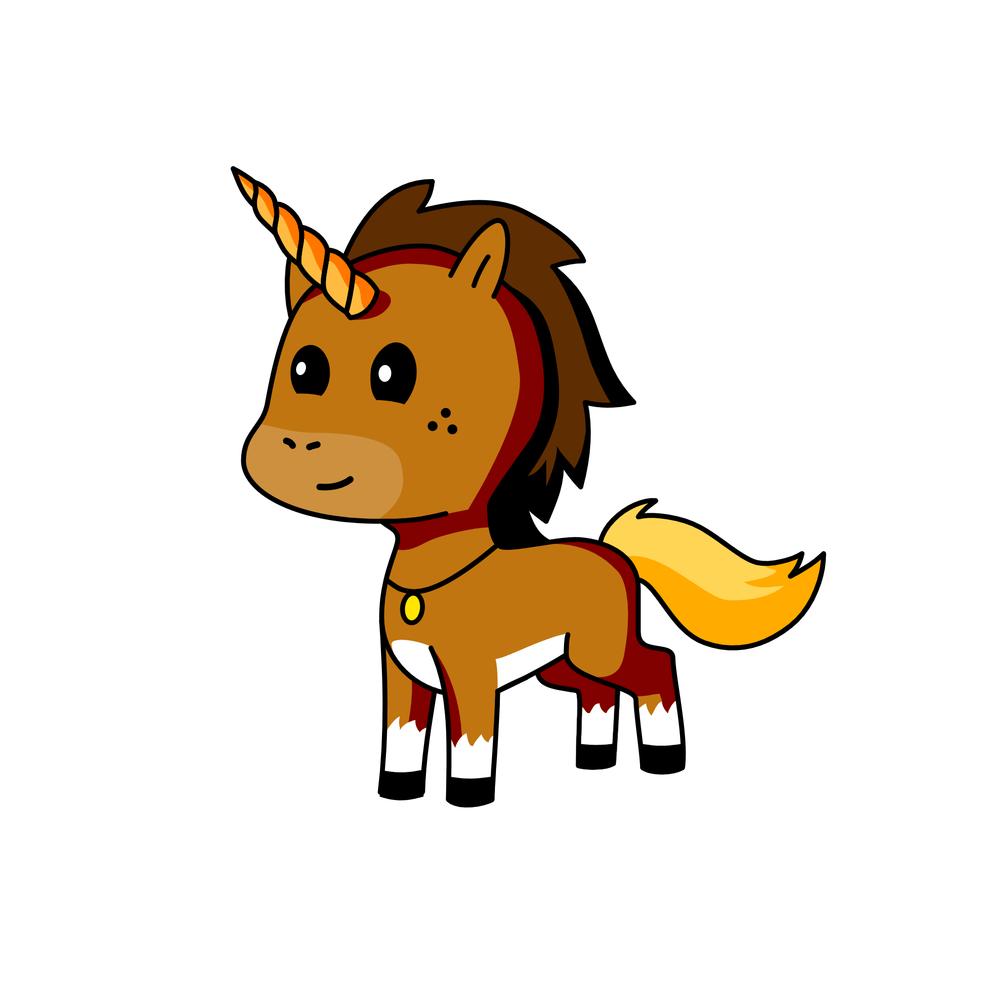 brownie, the unicorn