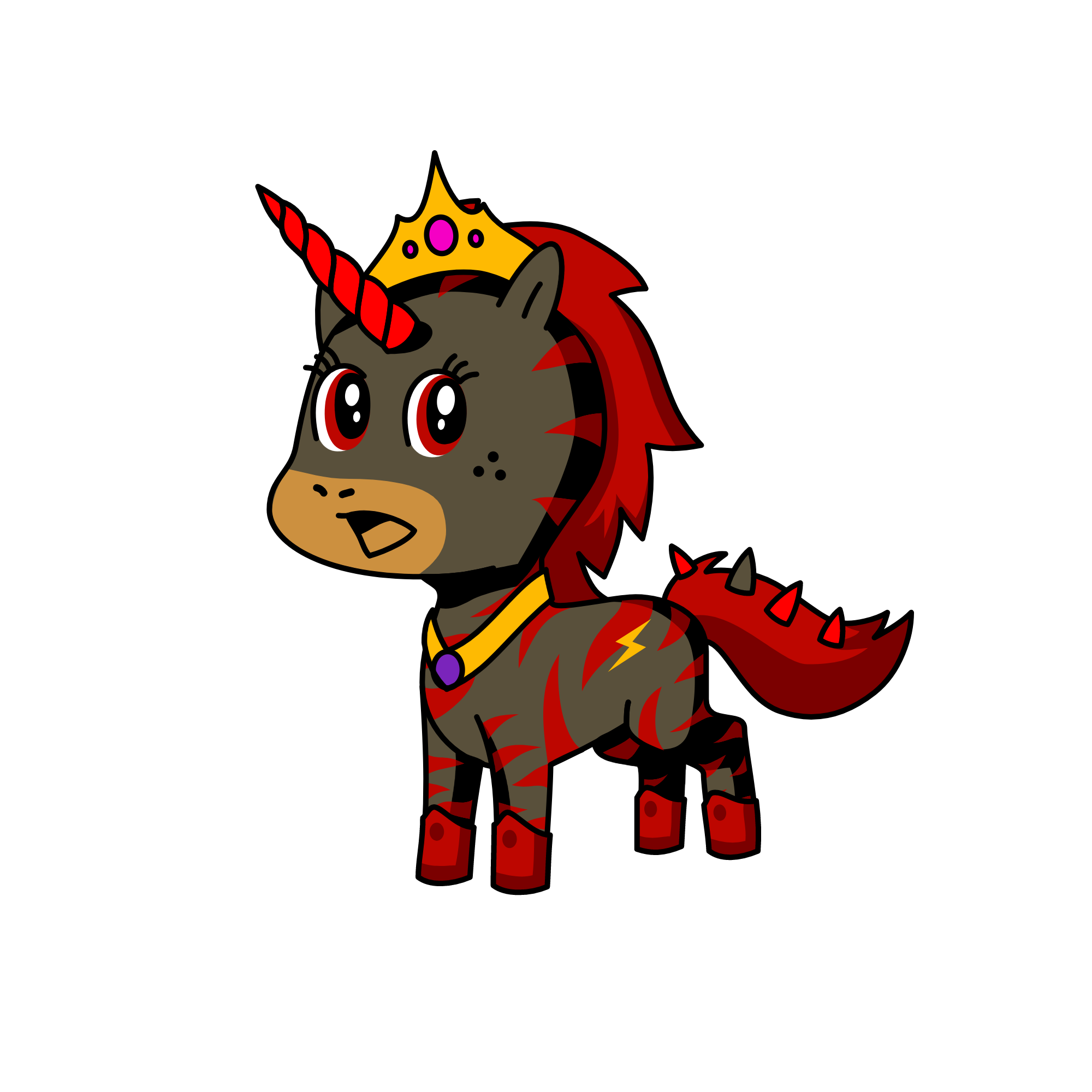 queen, the unicorn