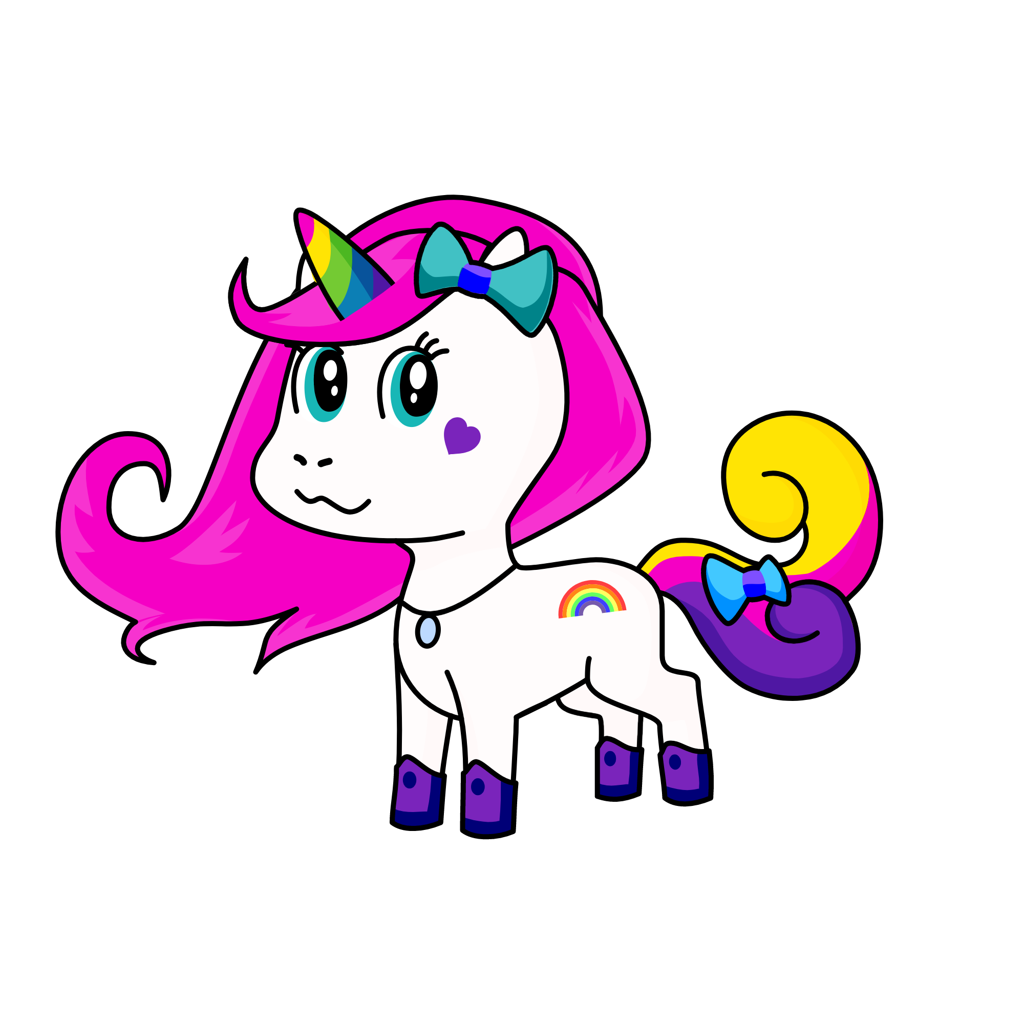 rainbow, the unicorn