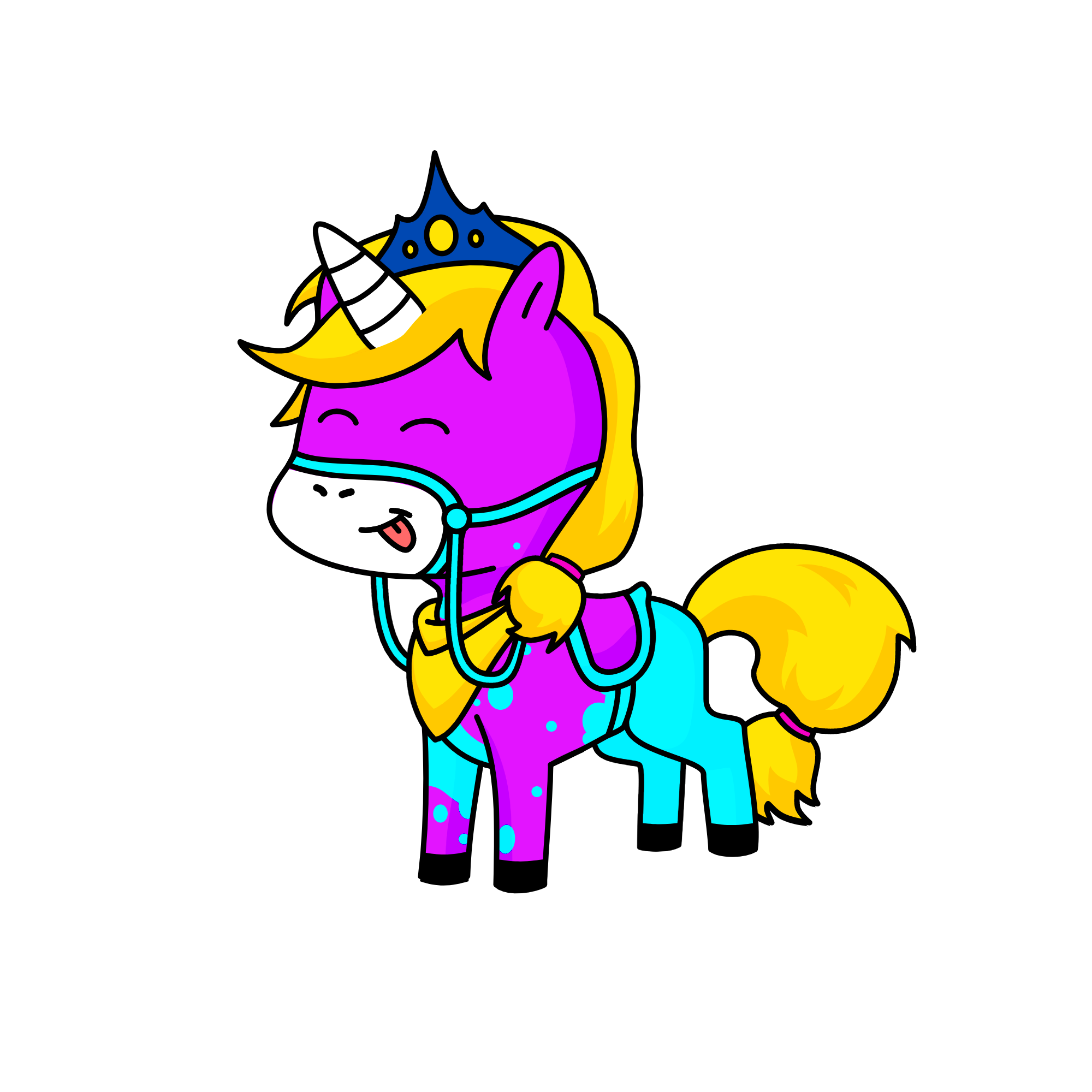 Princess teky, the unicorn