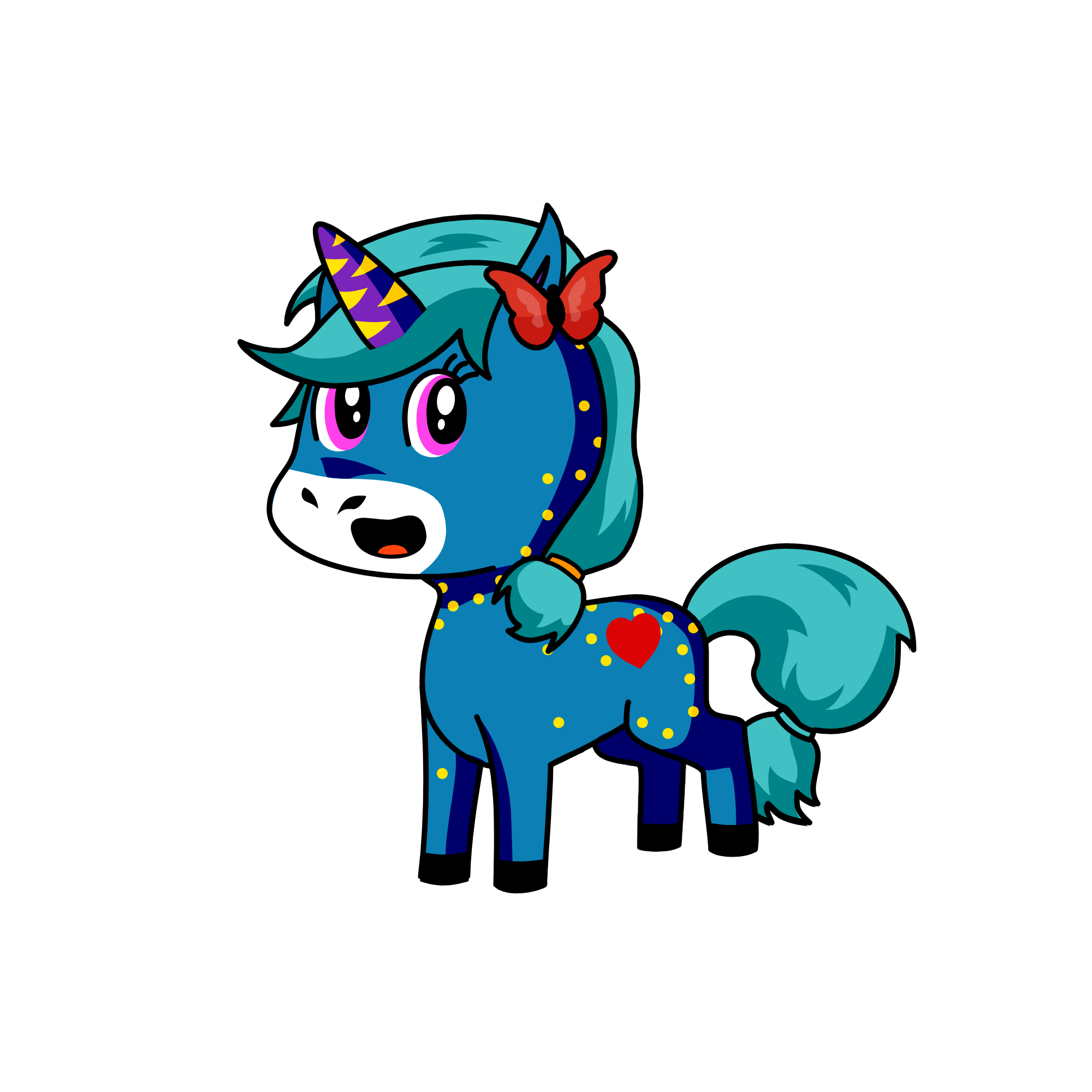 Cornifly, the unicorn