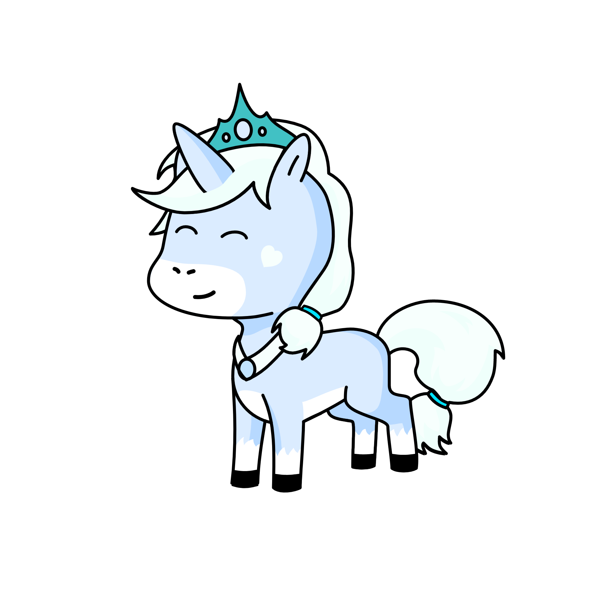 Princess Snow, the unicorn