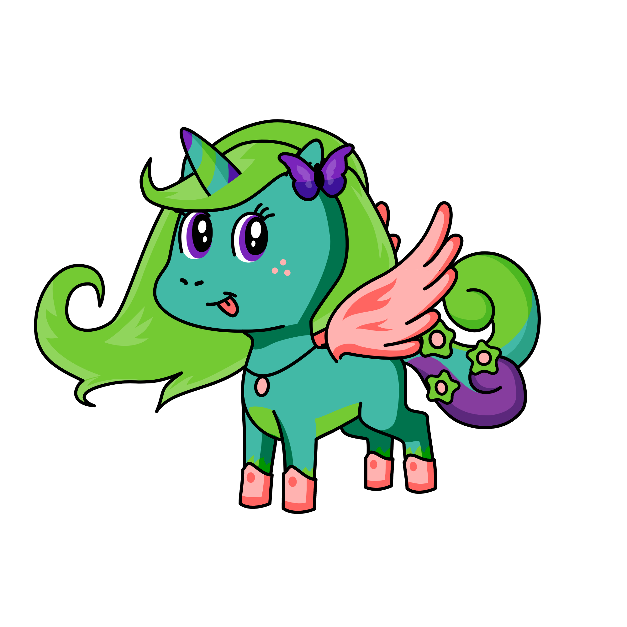 lory, the unicorn