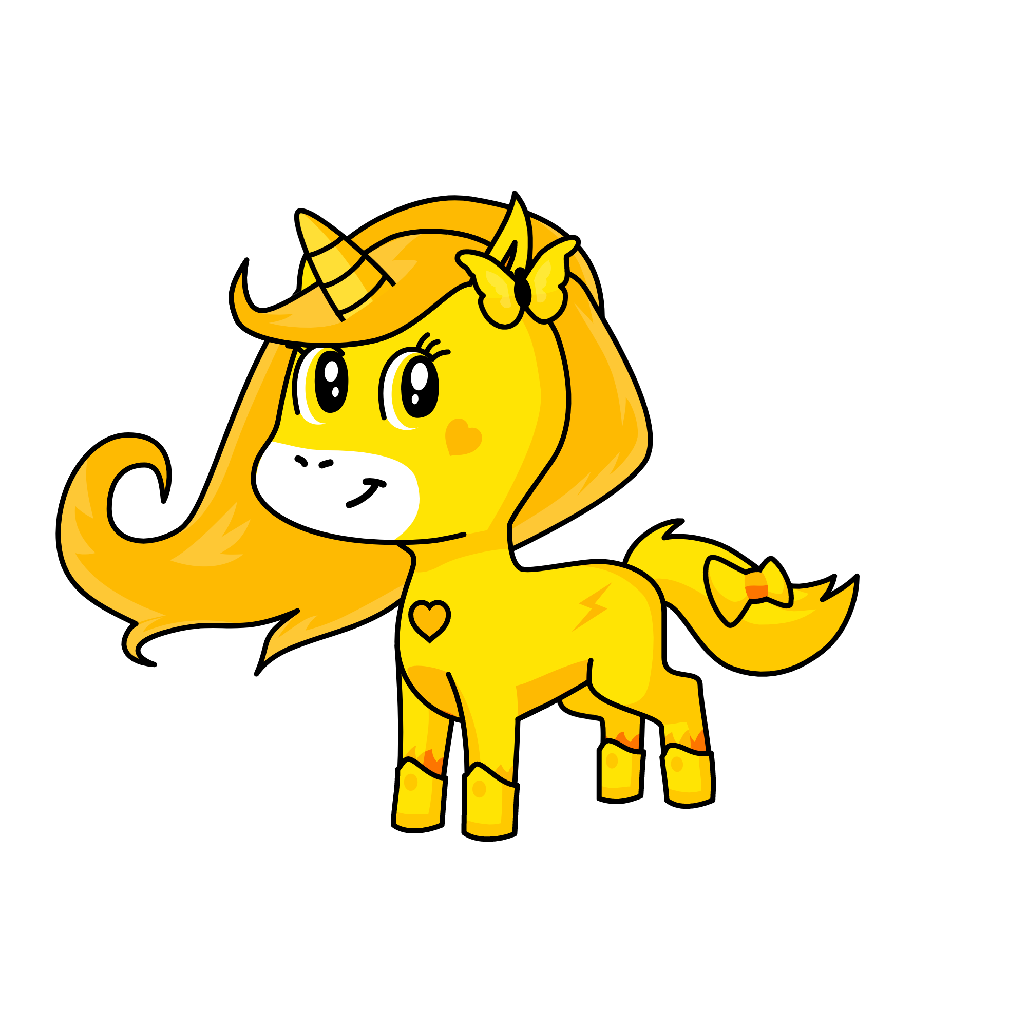 Sunny, the unicorn
