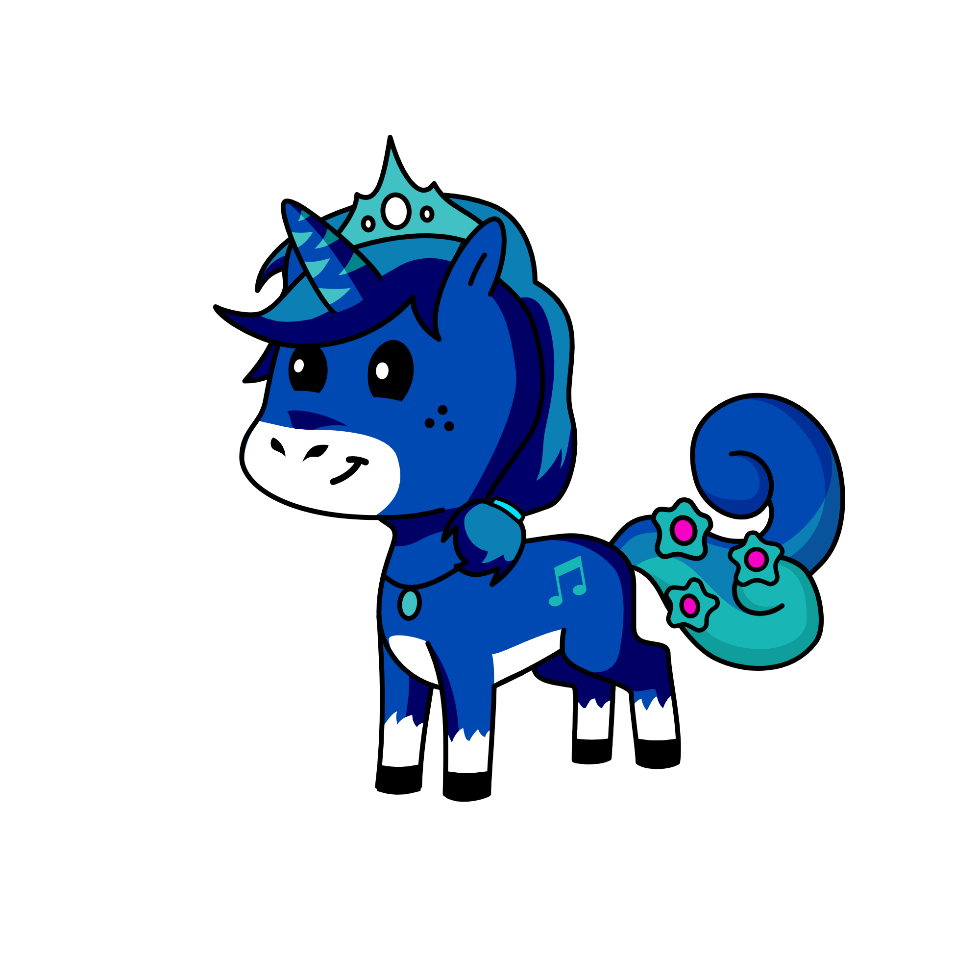 Midnight, the unicorn