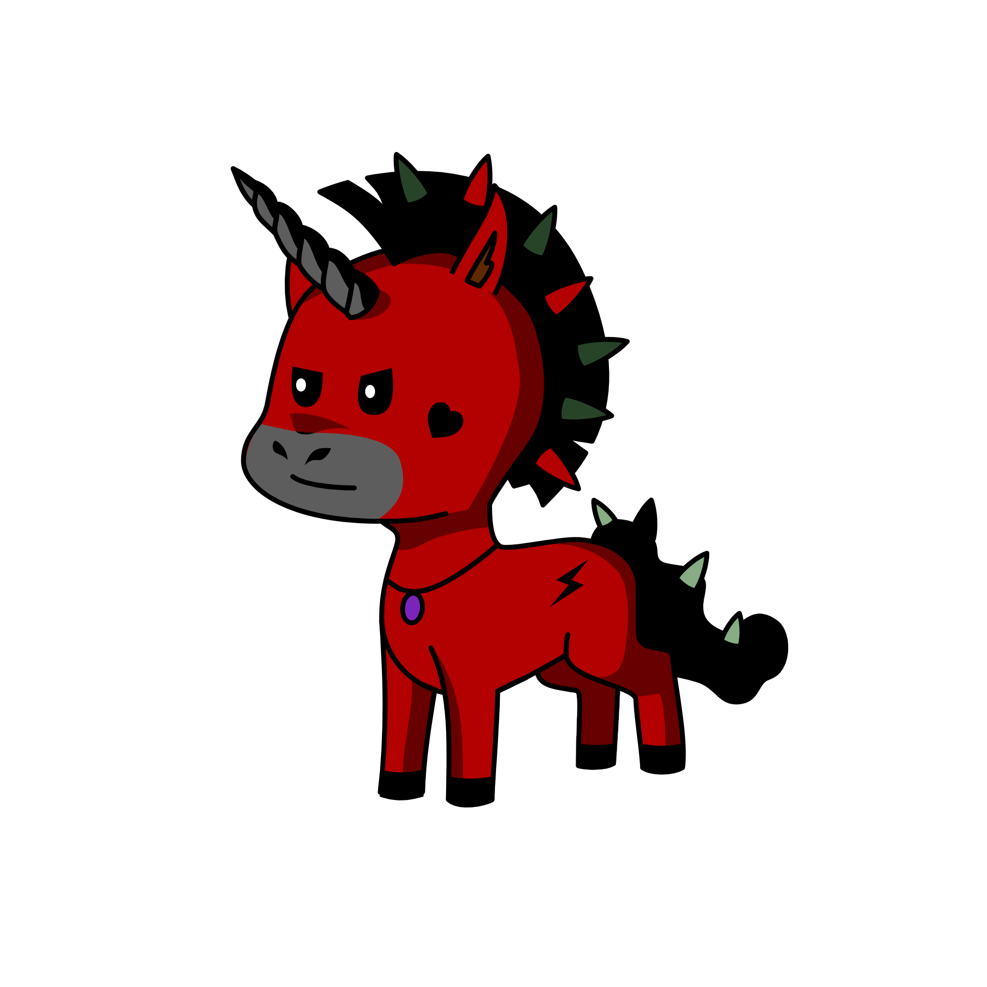 goth, the unicorn