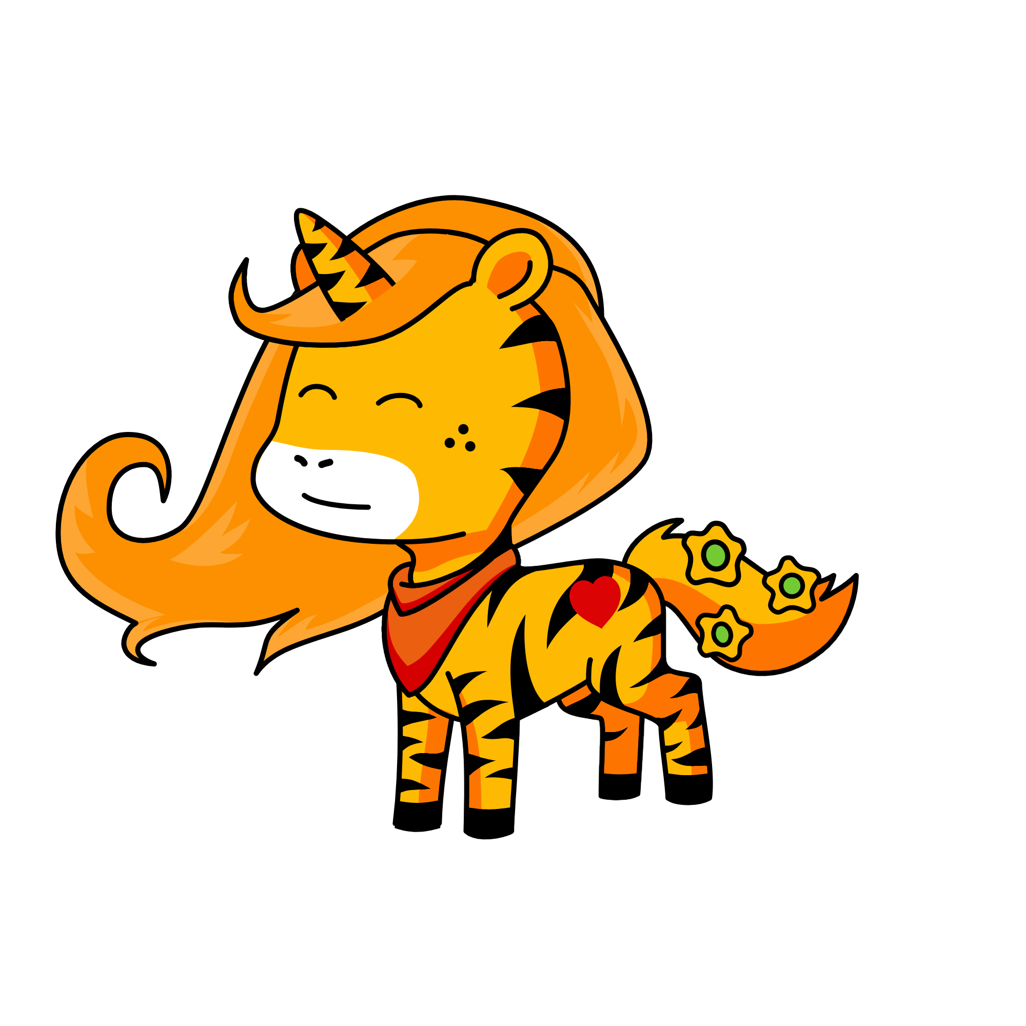 Tiger, the unicorn