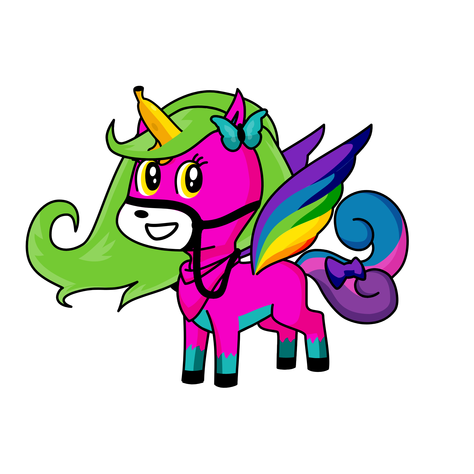 Jam Jam, the unicorn
