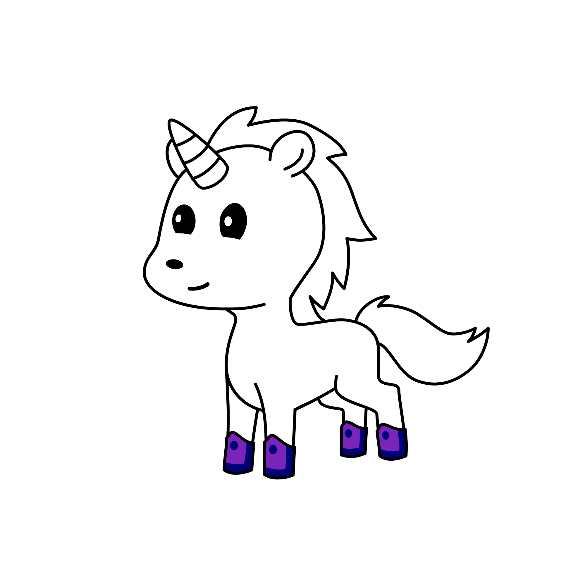 White Bear, the unicorn