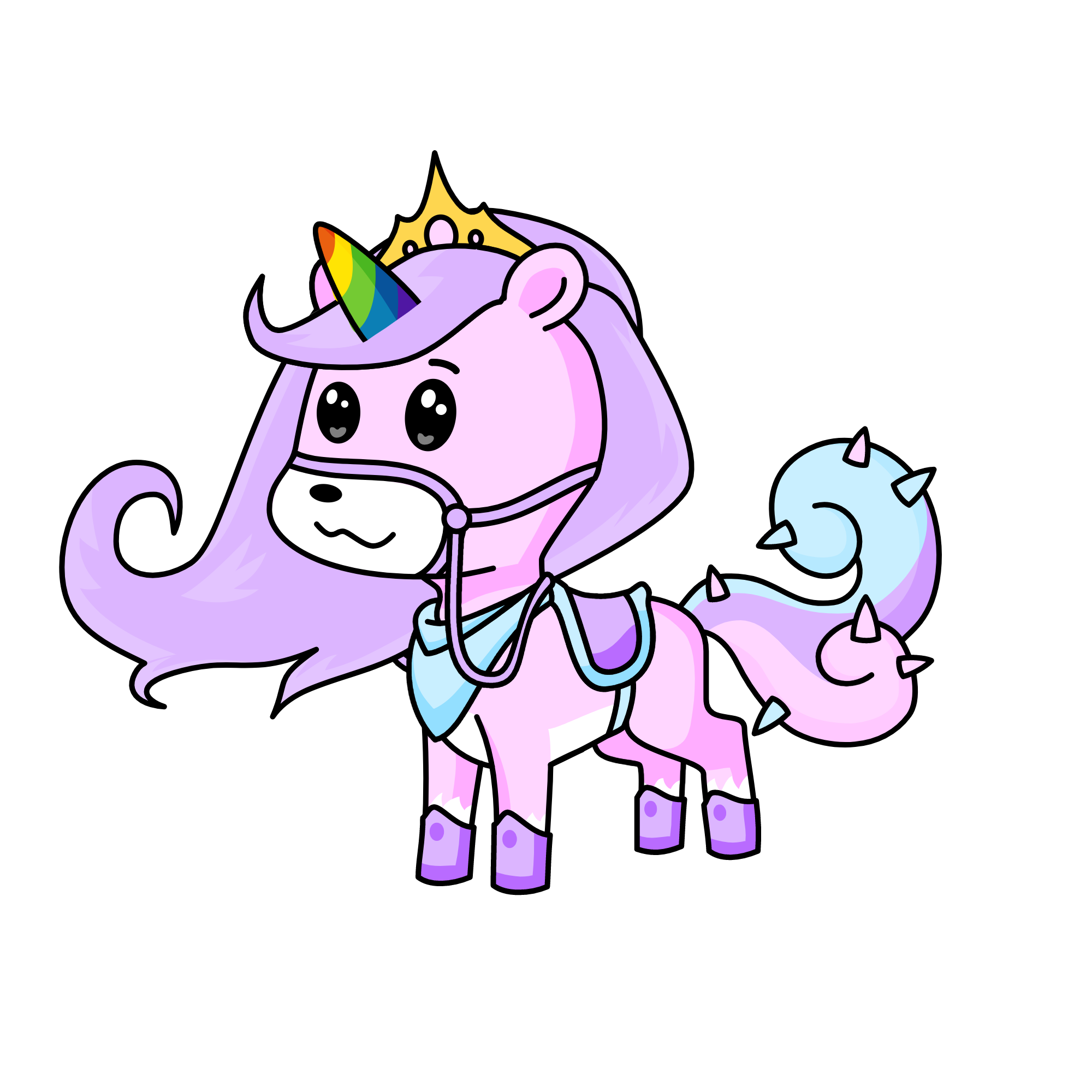 QUEEN SPARKLE, the unicorn