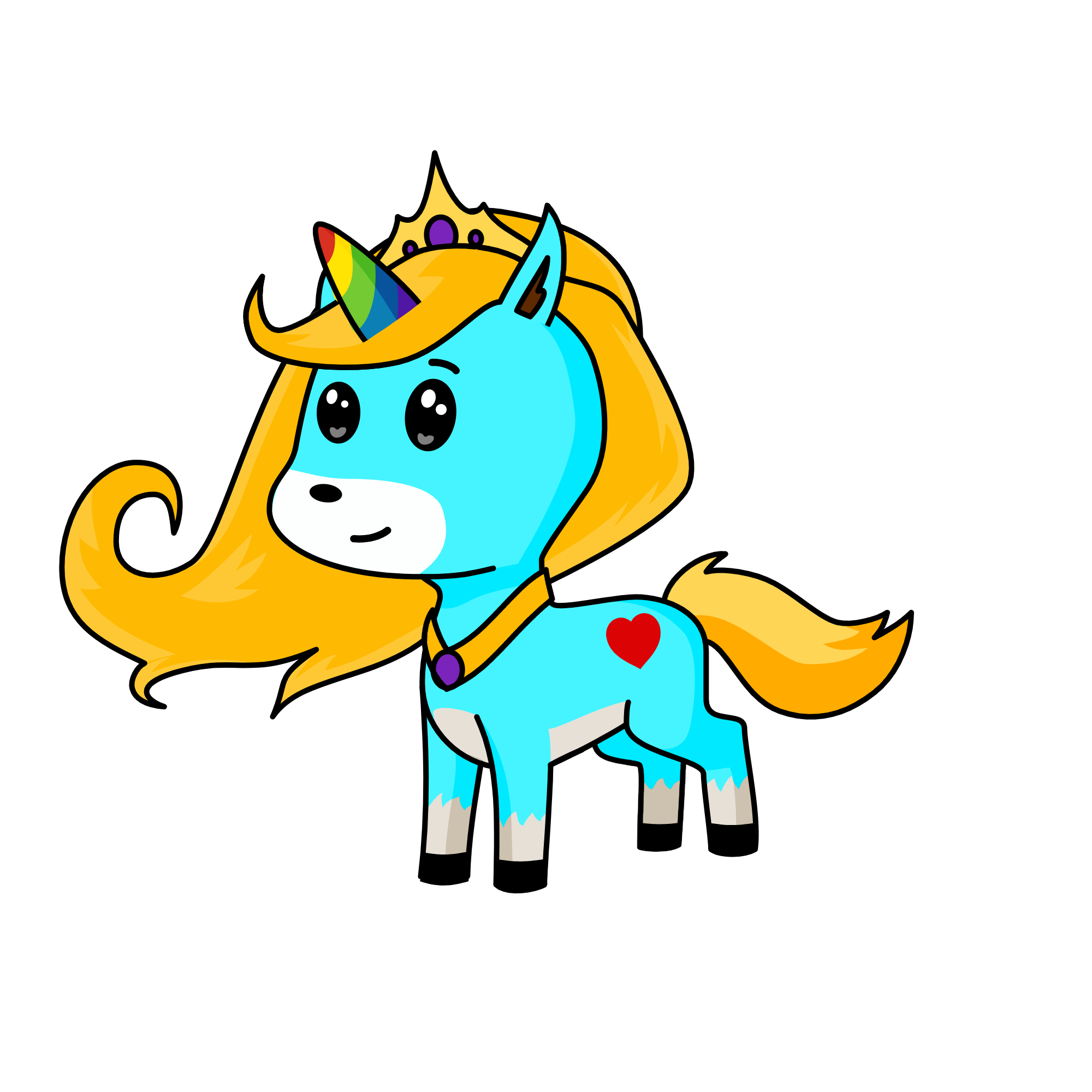 Snowey, the unicorn