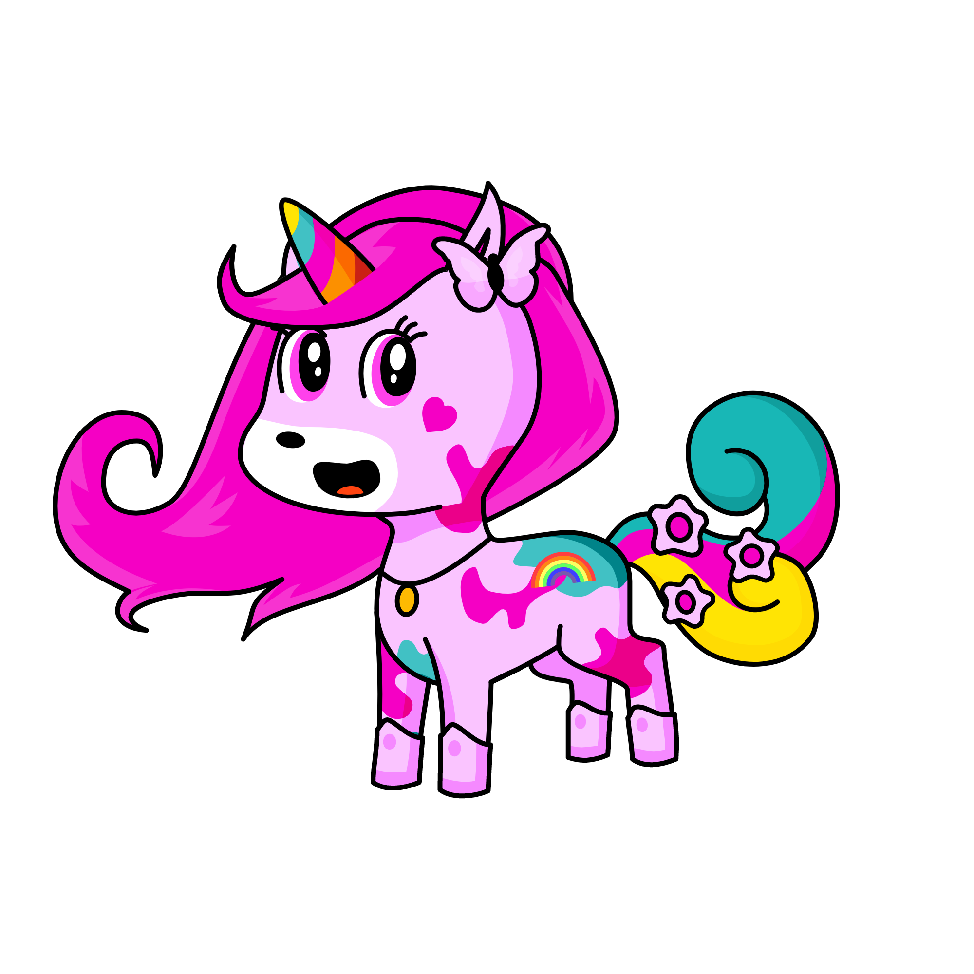 flor , the unicorn