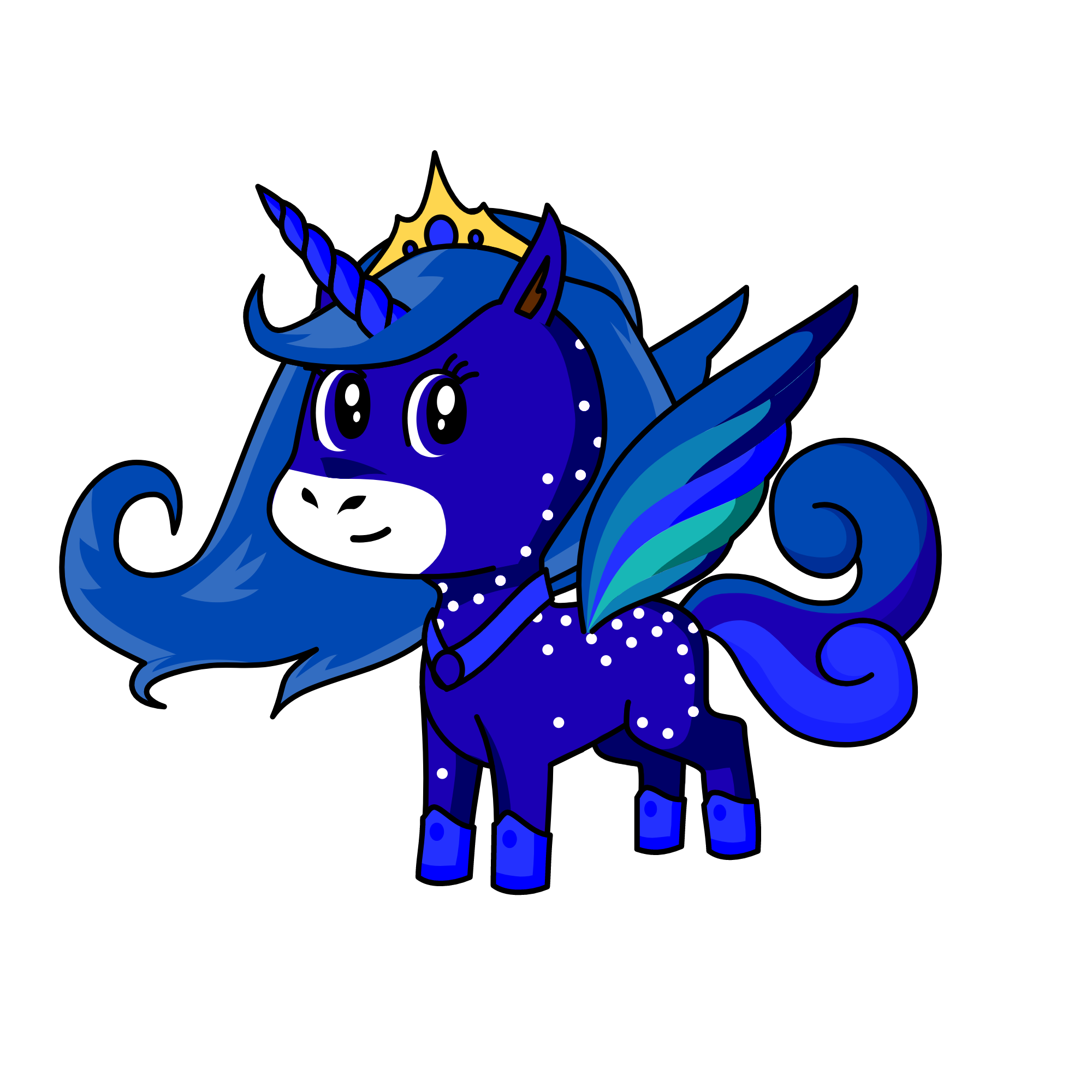 Midnight, the unicorn