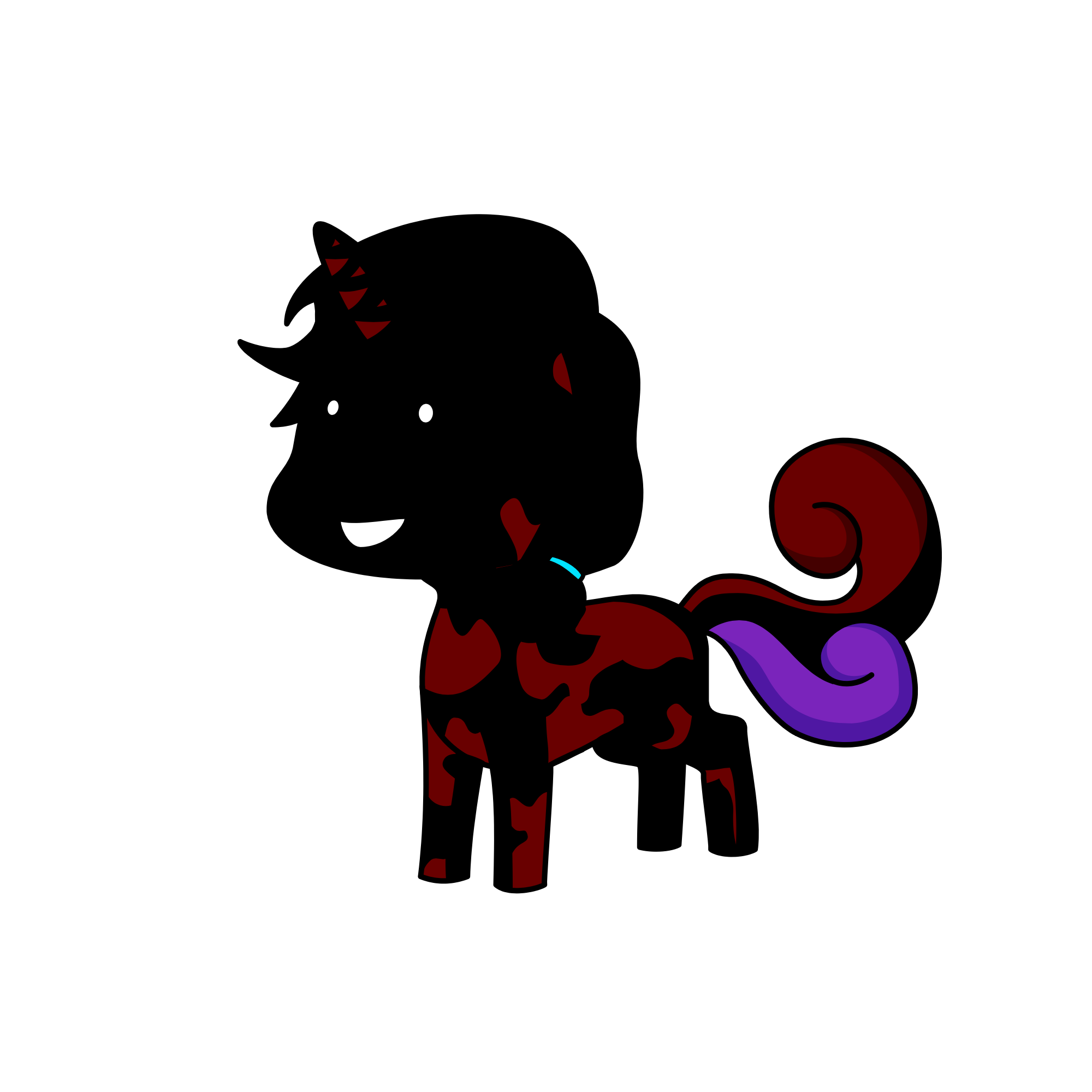 Cutie at night , the unicorn