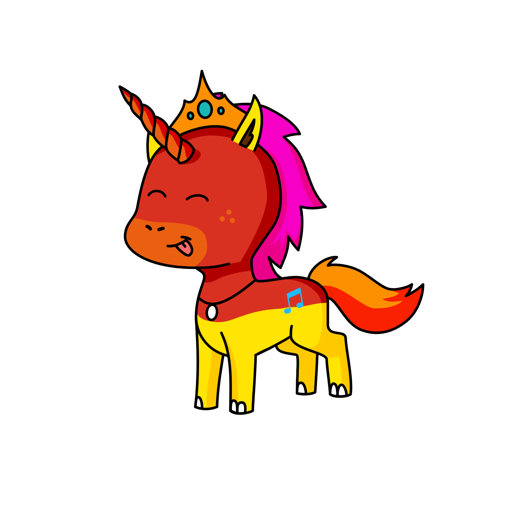 magentia, the unicorn