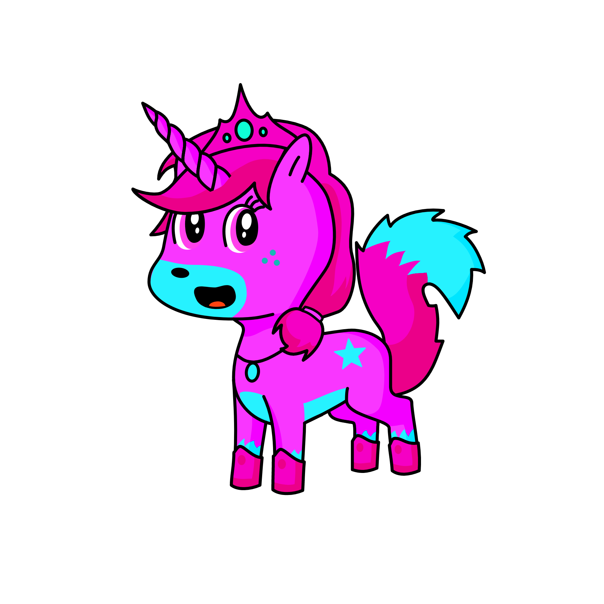 pinklight, the unicorn