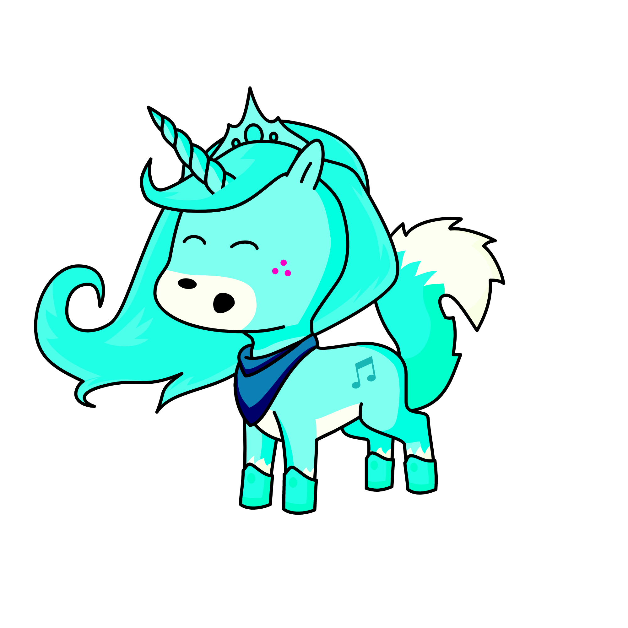 bluelight, the unicorn