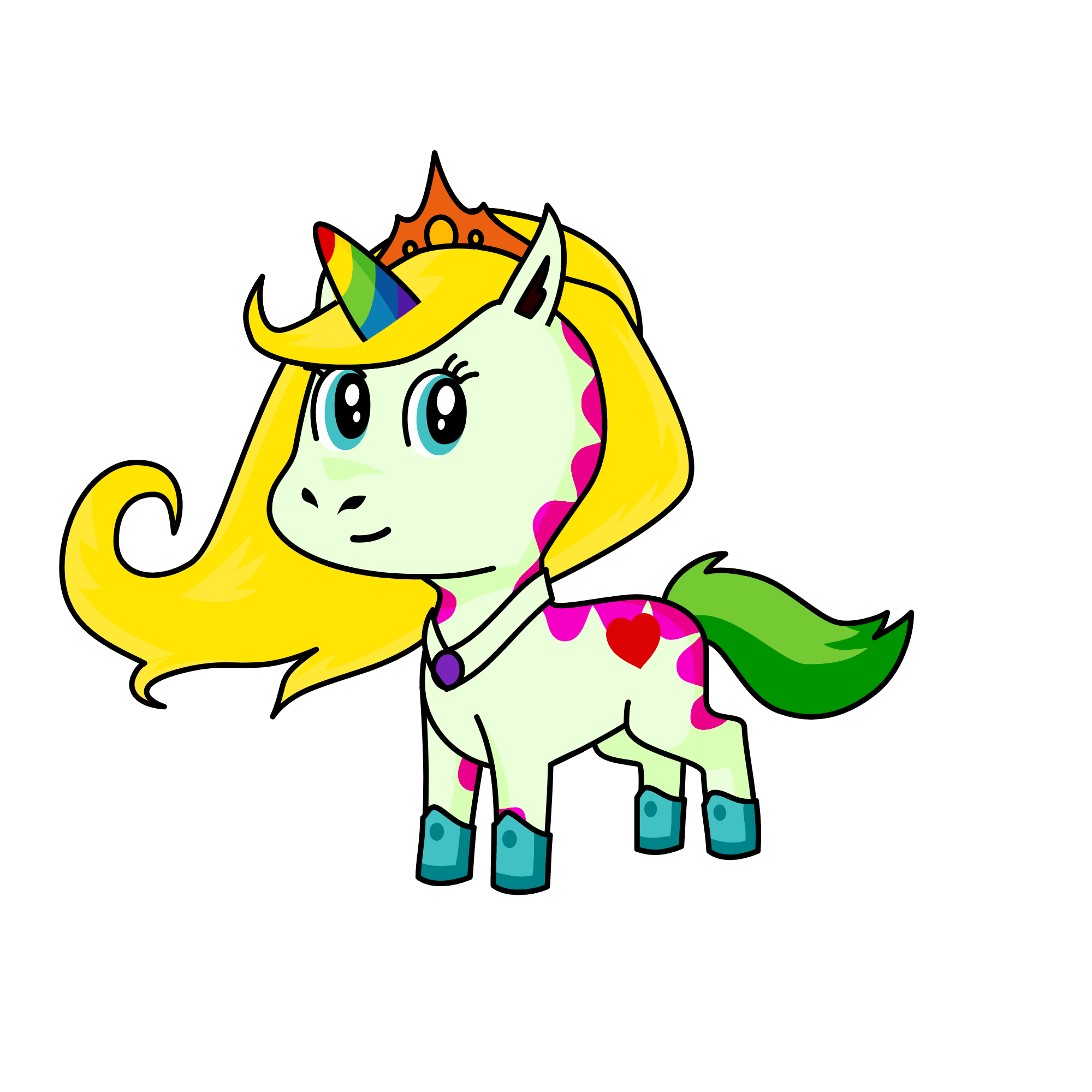 rainbow, the unicorn