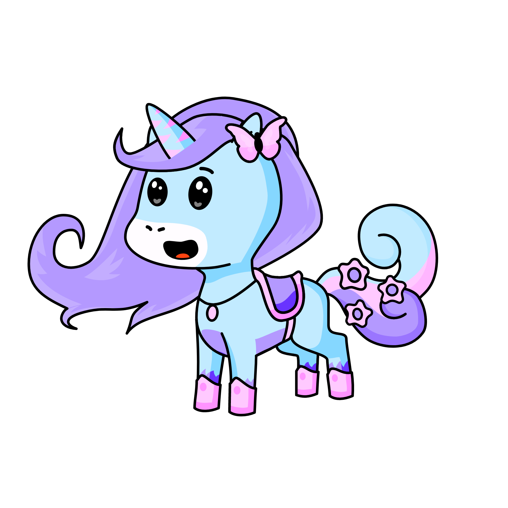 Pastel, the unicorn