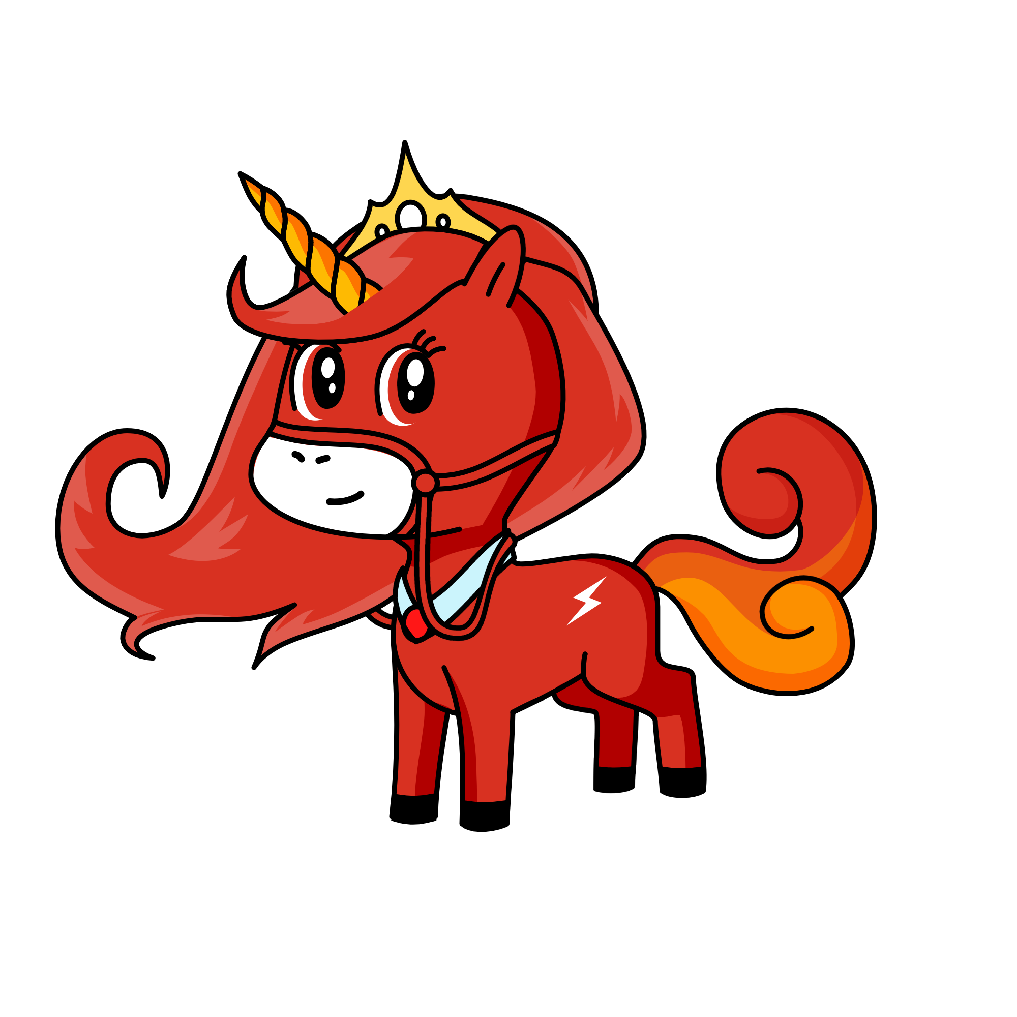 the red queen, the unicorn